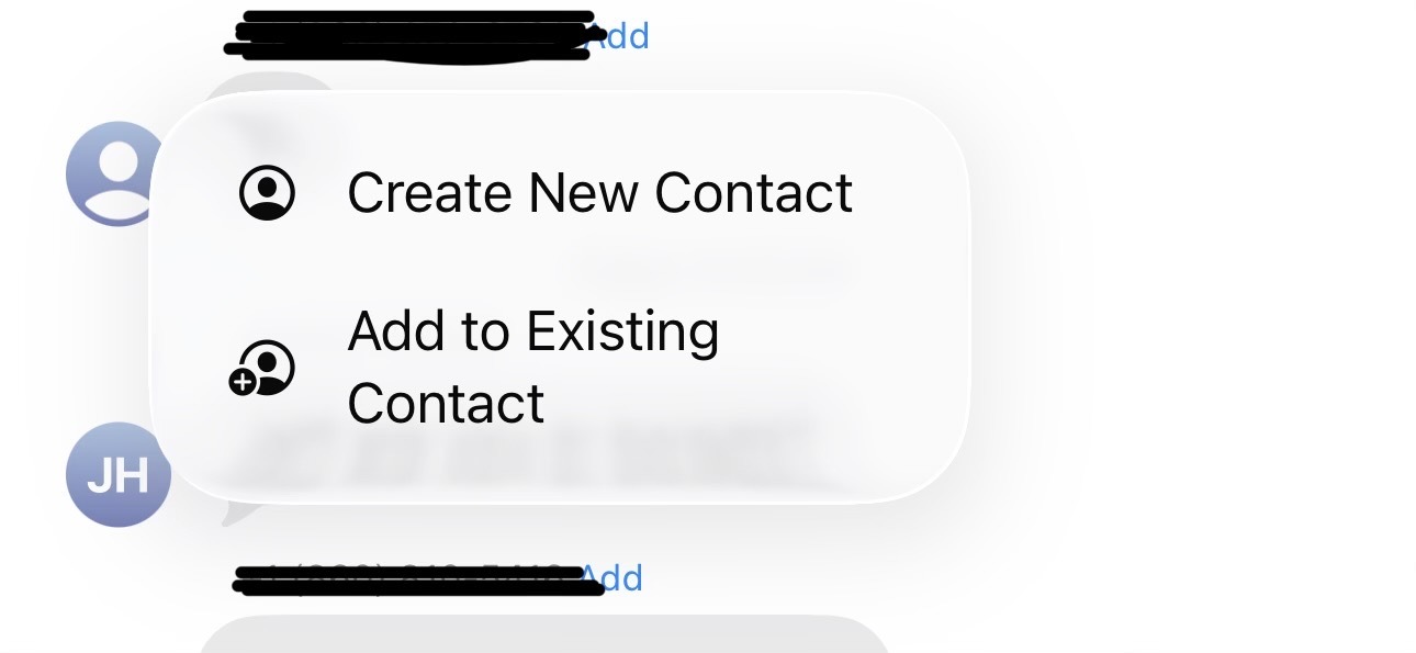 צור קשר חדש פופ החוצה עבור iOS 26