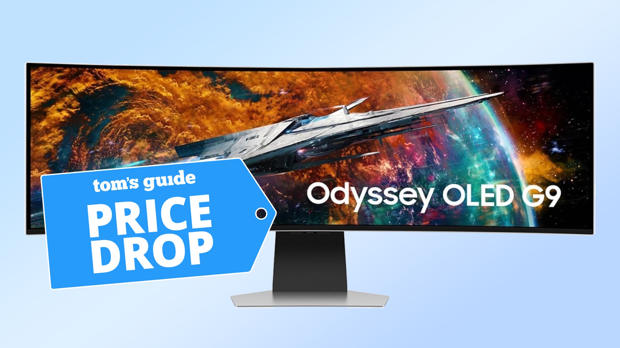 סמסונג אודיסיאה OLED G9 עם תג ירידה במחיר