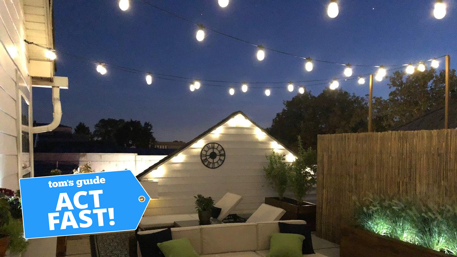 Brightech Ambience Pro LED אורות מיתר חיצוניים 