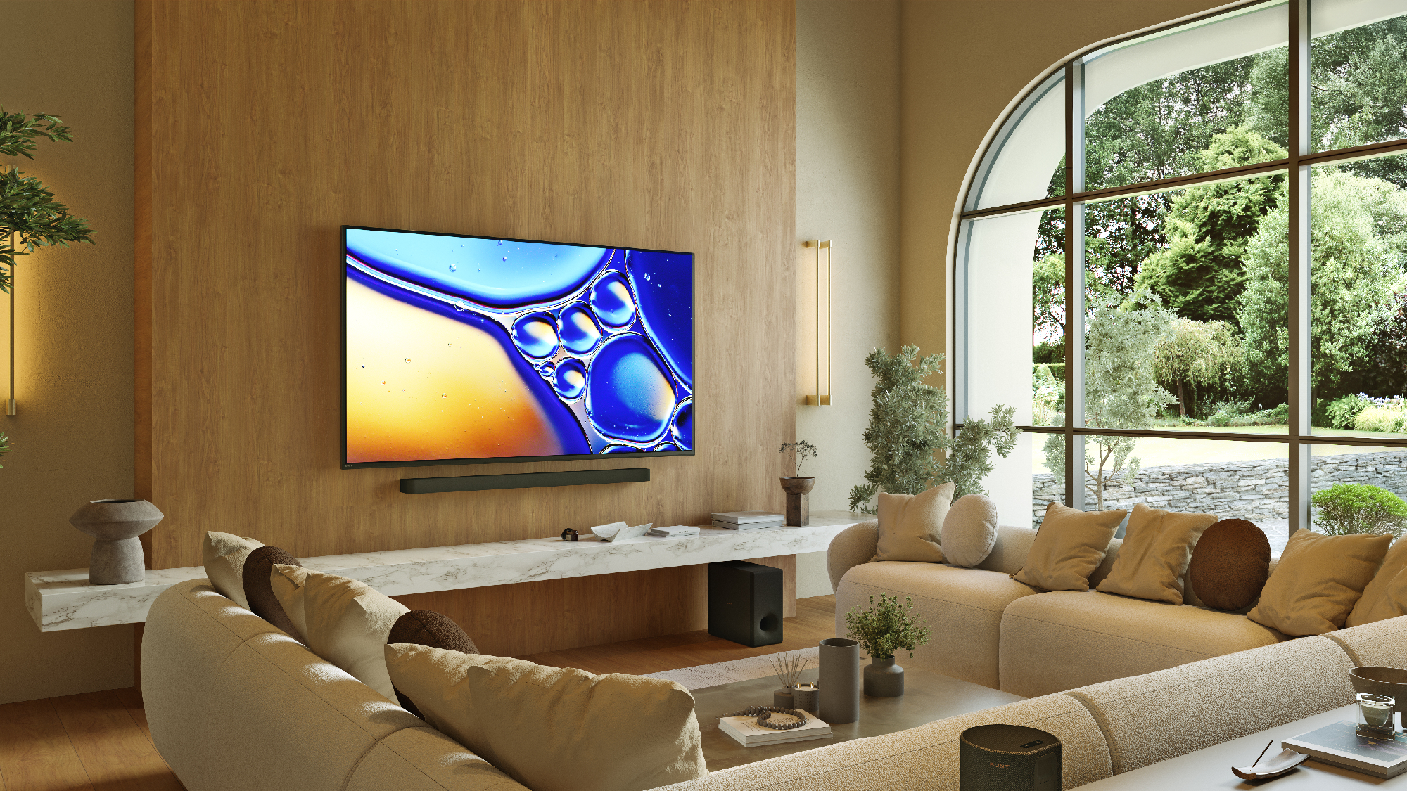 Sony Bravia 8 II OLED on wall in living room