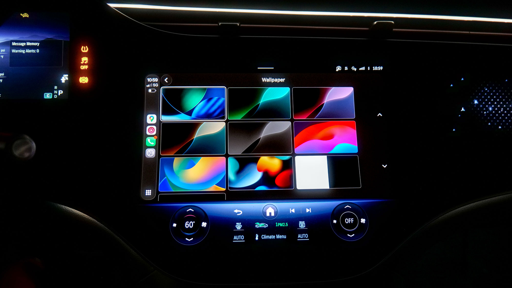 iOS 26 צילומי מסך בטא Carplay.