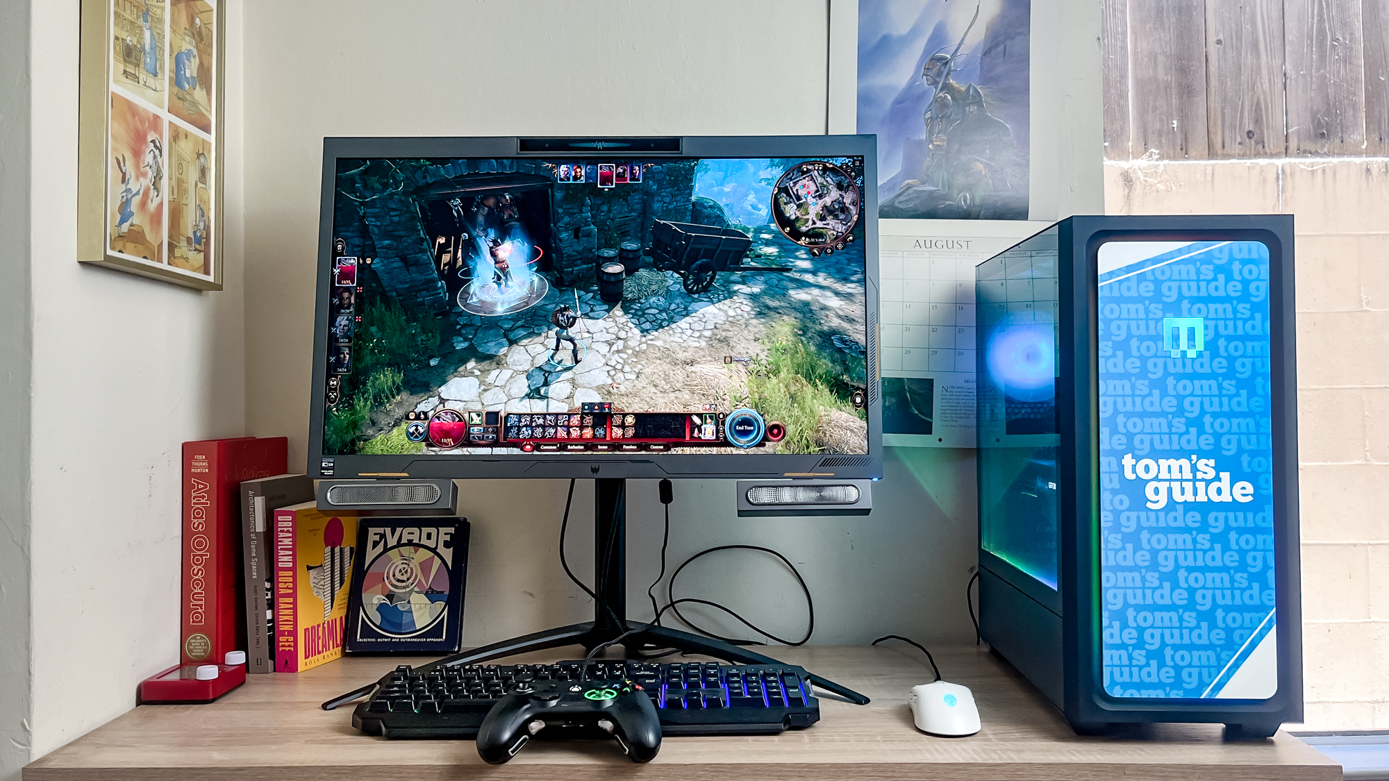 Maingear MG-1 Gaming PC Suppor יחידה בפעולה