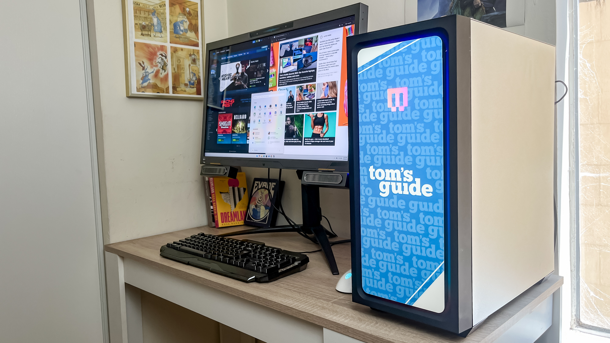 Maingear MG-1 Gaming PC Suppor יחידה בפעולה
