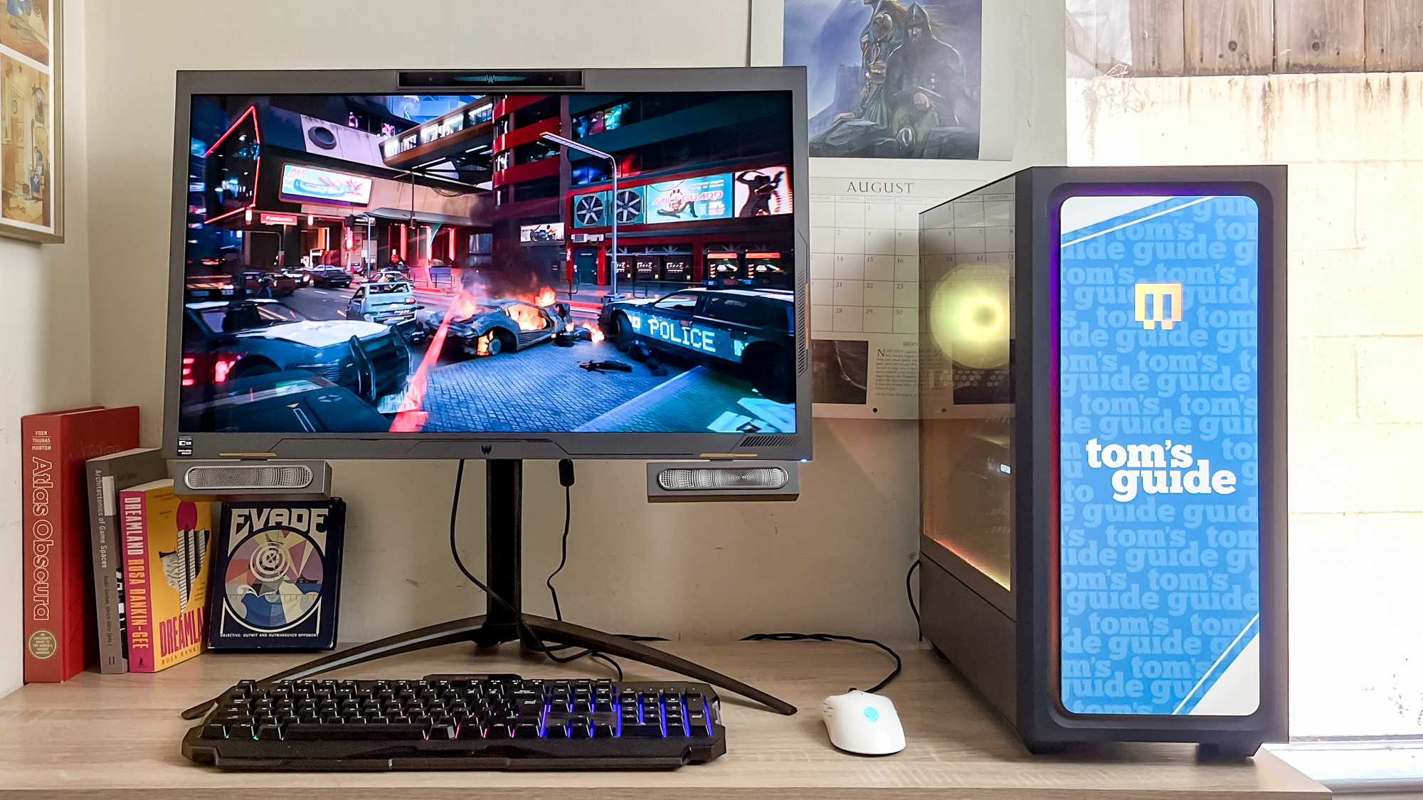 Maingear MG-1 Gaming PC Suppor יחידה בפעולה