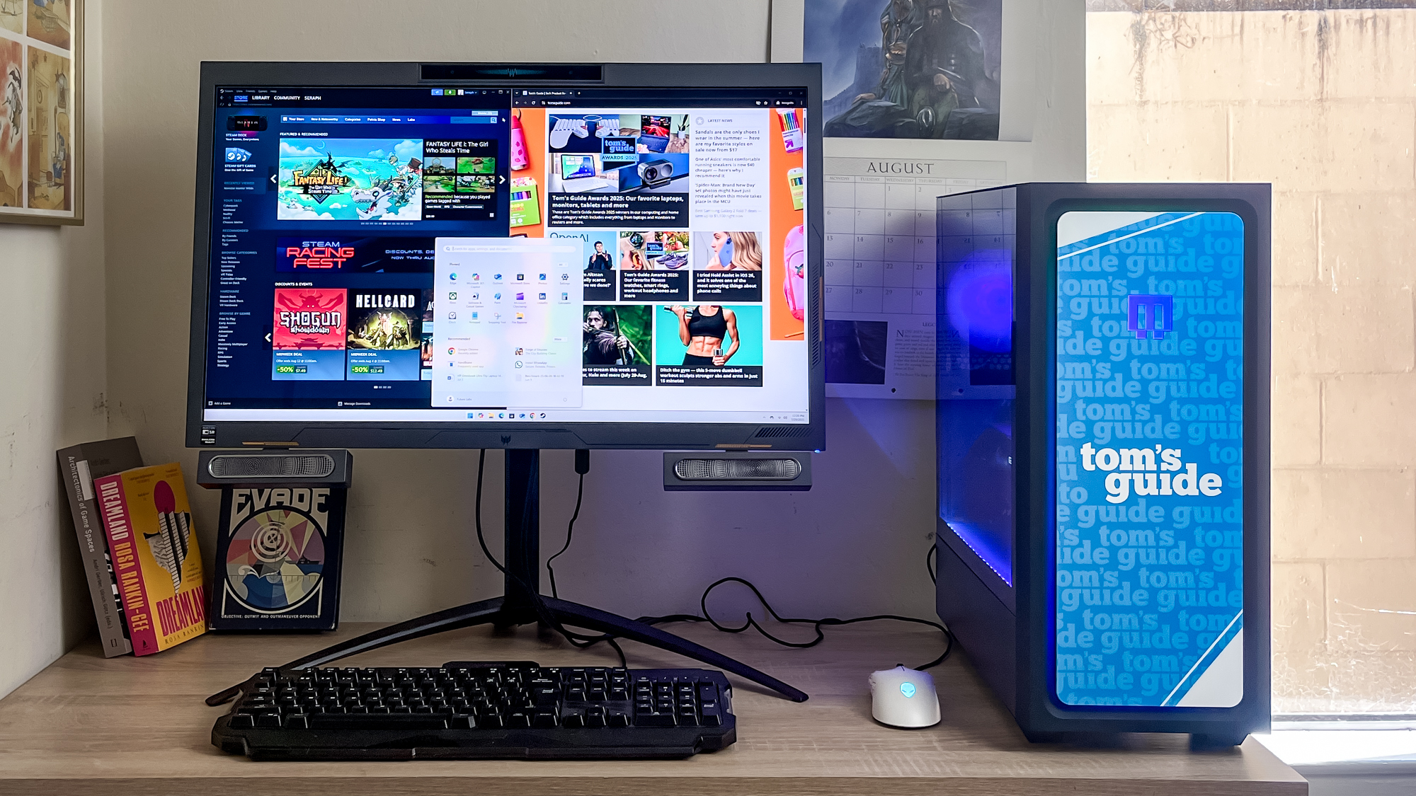 Maingear MG-1 Gaming PC Suppor יחידה בפעולה