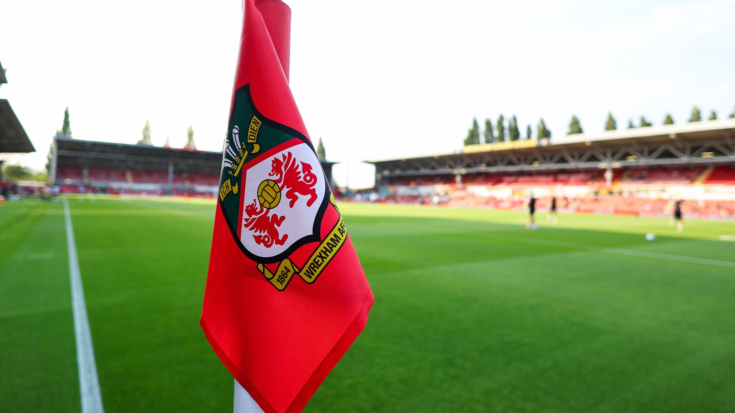 Wrexham AFC, Corner flag, Wrexham vs West Brom, Championship