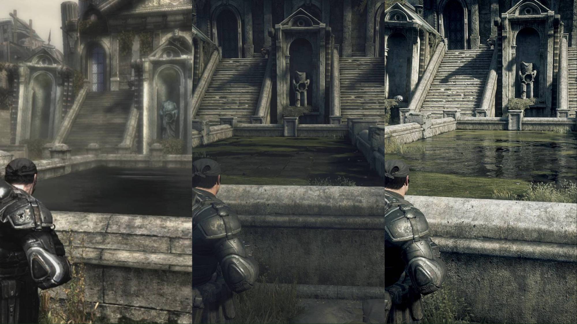 סקירת השוואת גרפיקה של Gears of War מחדש