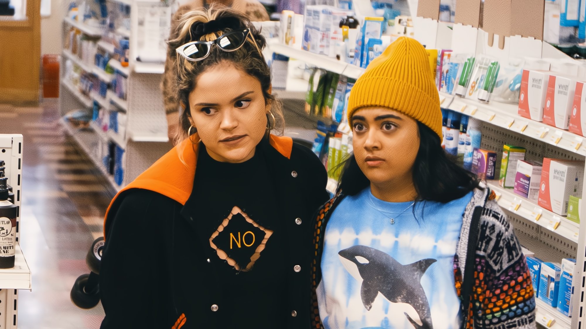 Victoria Moroles and Kuhoo Verma in Plan B