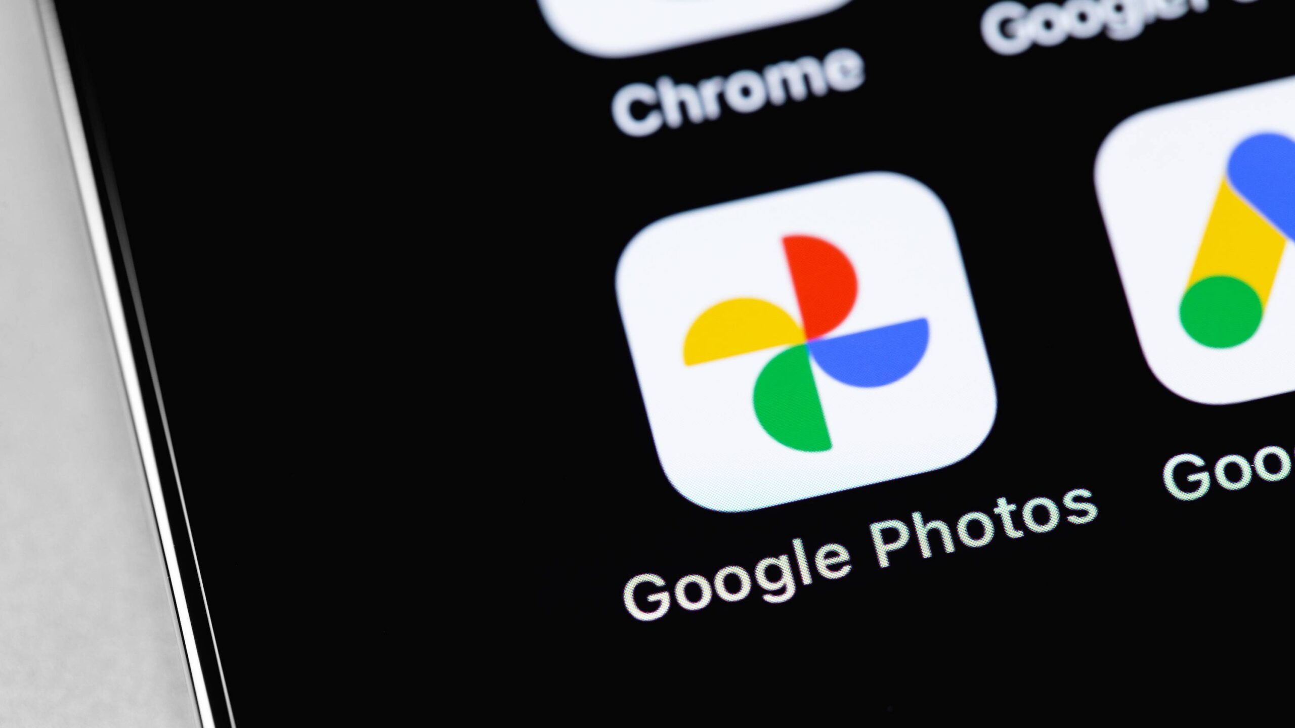 Google Photos app on phone