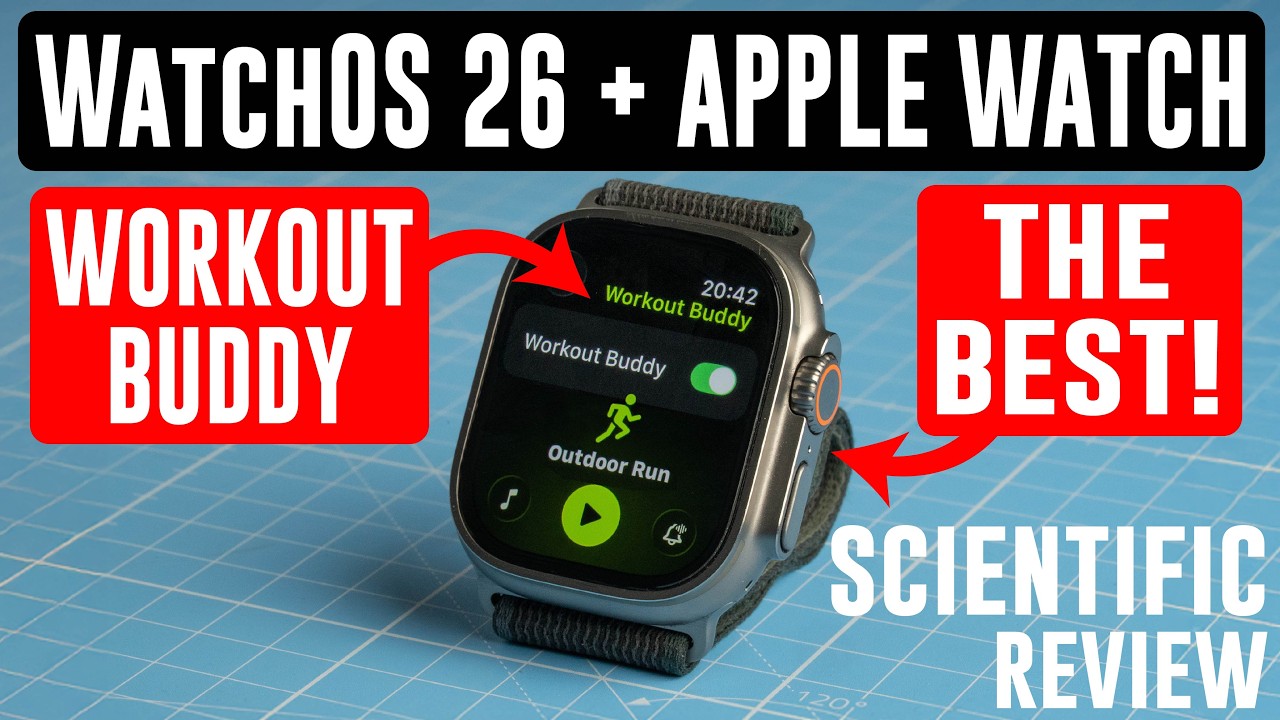 Apple Watch Ultra 2 + WatchOS 26 - סקירה מדעית (עדיין הכי טוב ב- iOS!) - YouTube