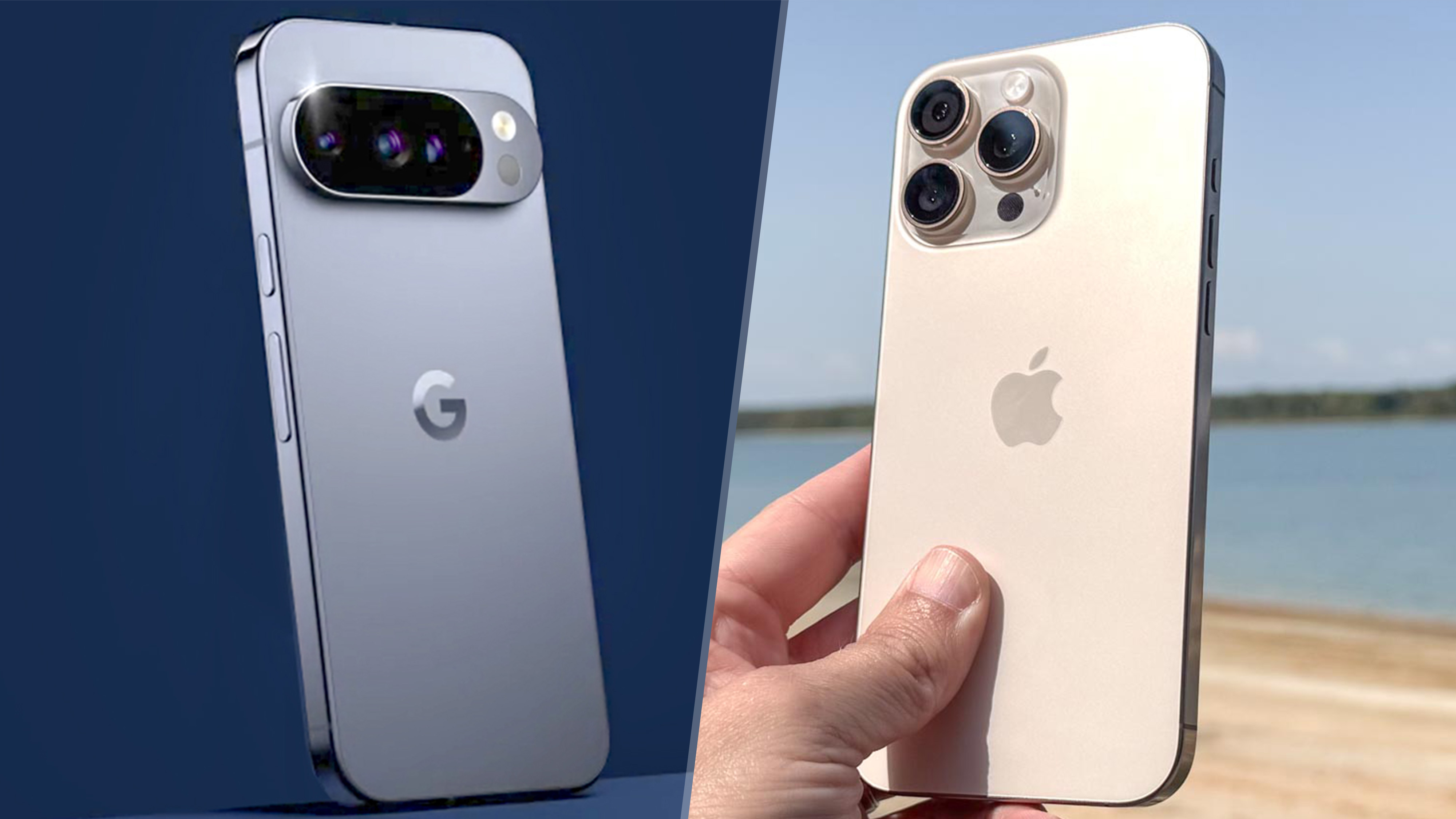 Pixel 10 Pro XL VS iPhone 16 Pro Max Image Composite.