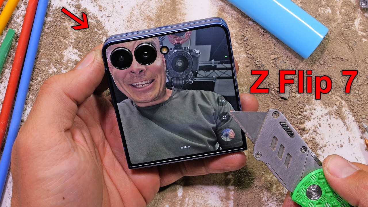 מבחן עמידות של סמסונג Z Flip 7 --- נקמת הנופלים - YouTube