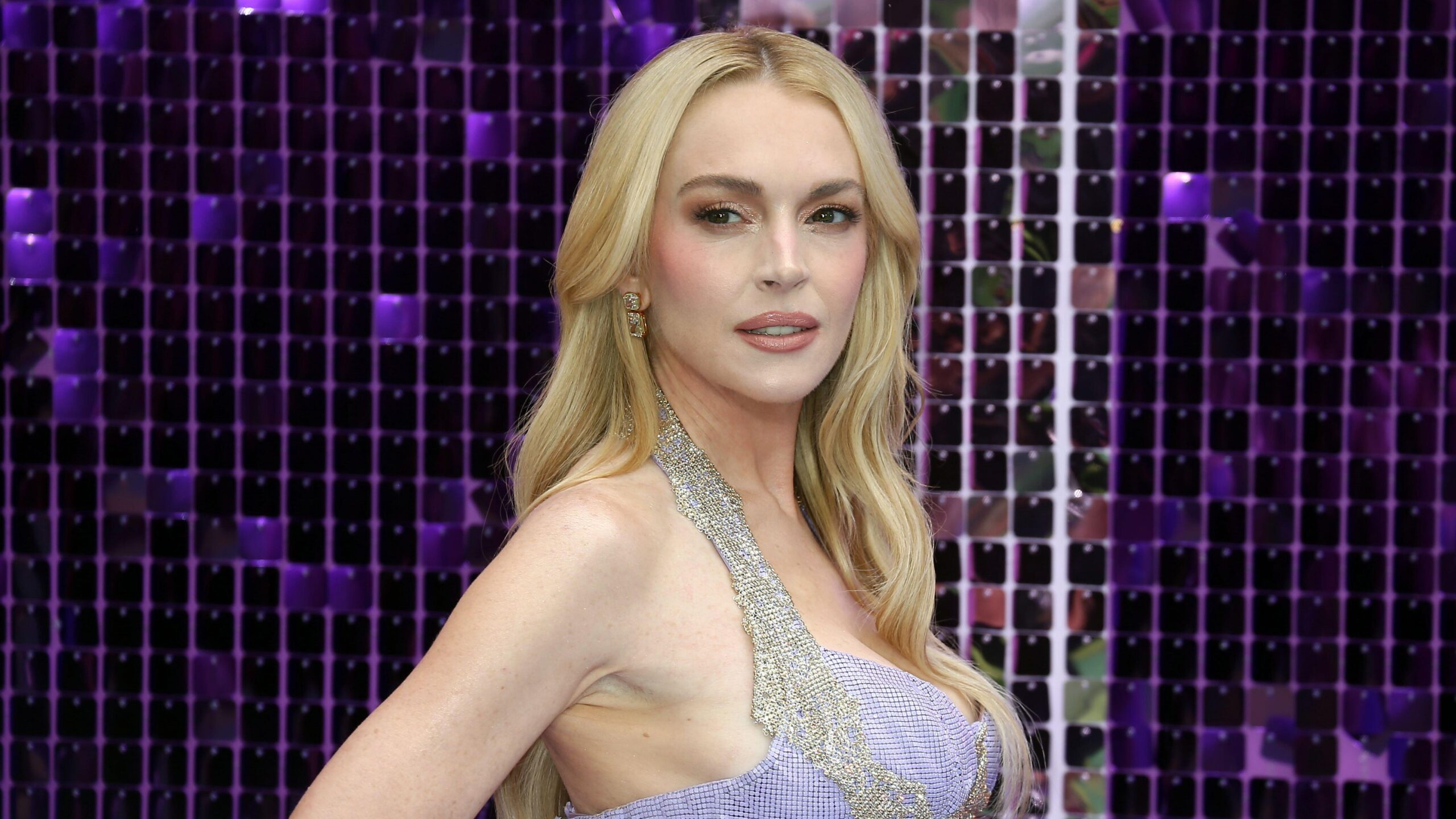 "Count My Lies" star Lindsay Lohan photographed at the "Freakier Friday" UK Premiere in London in July 2025.