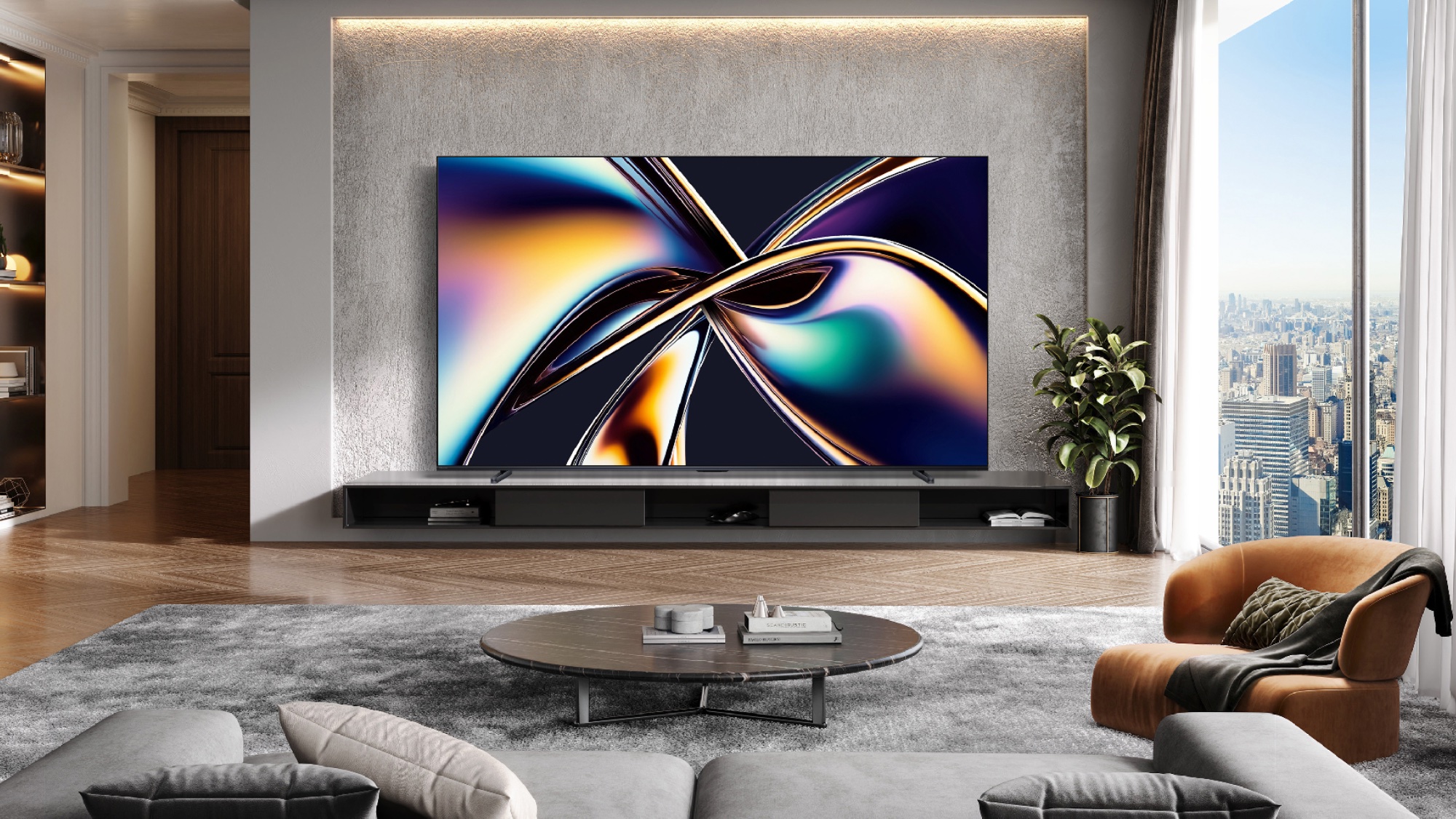 Hisense U8QG בסלון