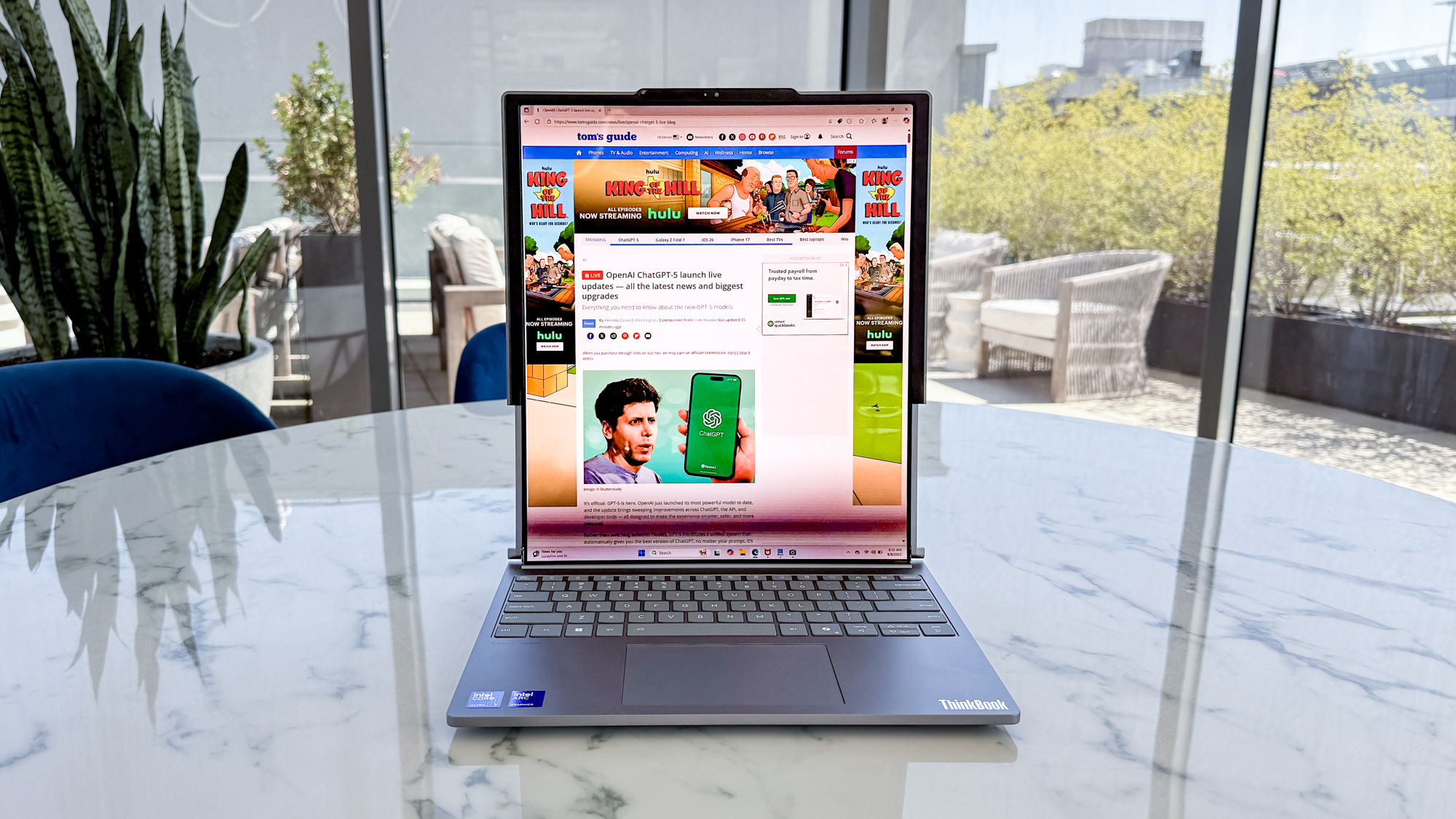 Lenovo Thinkbook gen 6 ניתן לגלגל