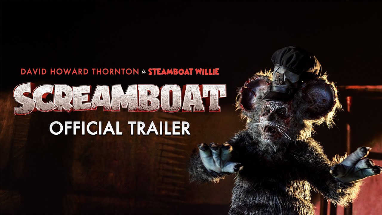 Screamboat | טריילר להקה אדומה | זמין כעת ב- VOD/DVD | דיוויד האוורד ת'ורנטון Steamboat Willie - YouTube