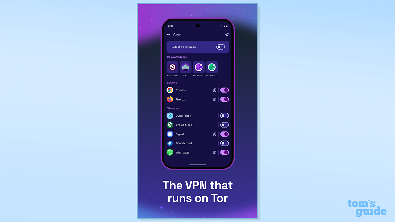 תמונת חנות חנות Google Play של Tor VPN Beta מציגה את האפליקציה