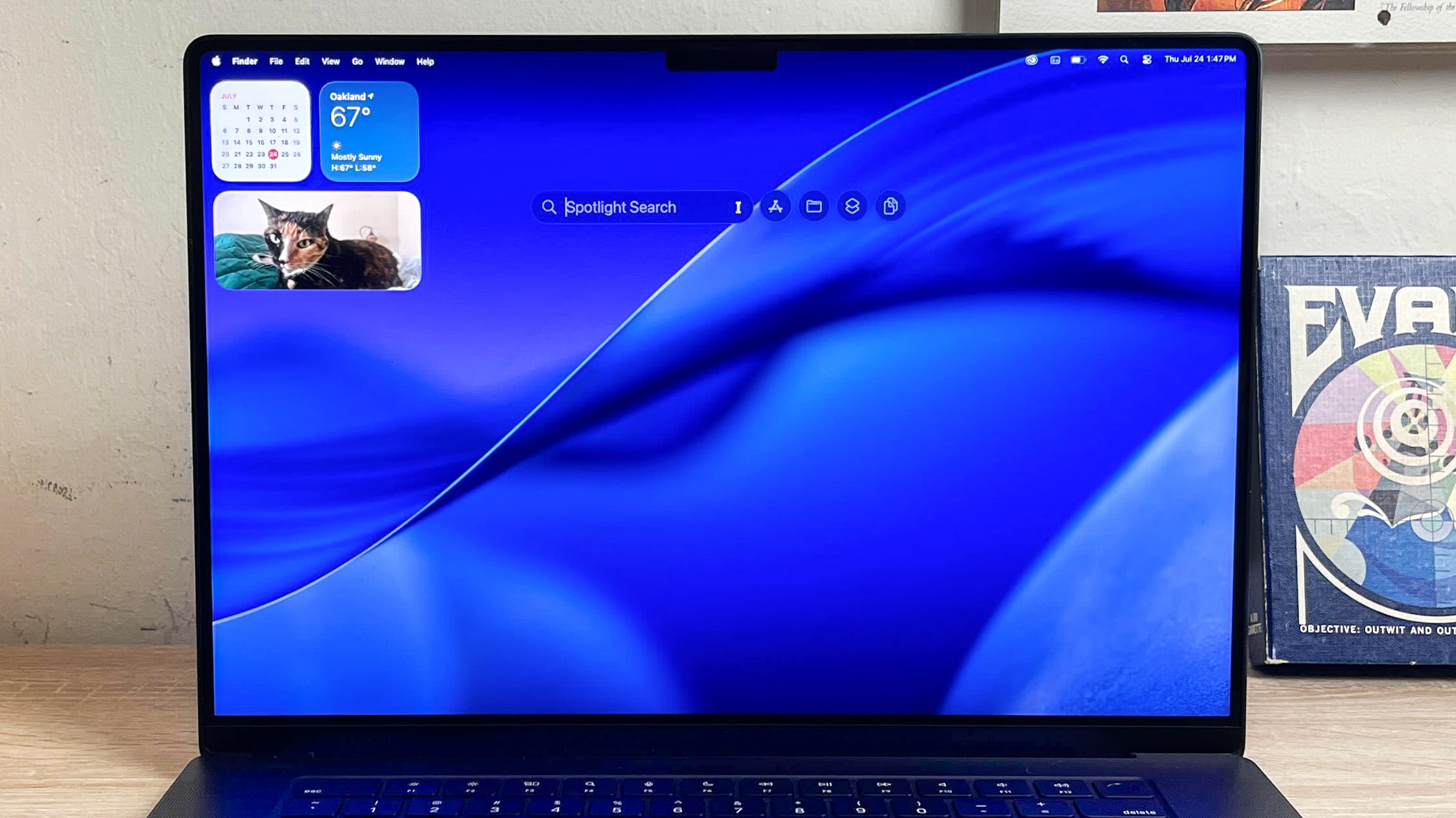 חיפוש זרקור של MacOS TAHOE