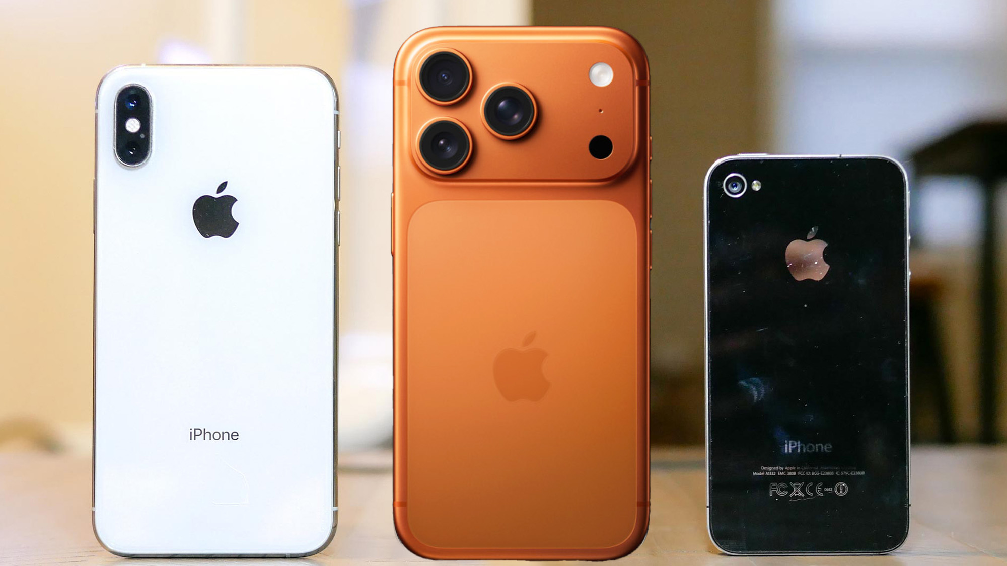 iPhone 17 Pro Max בין iPhone X לאייפון 4