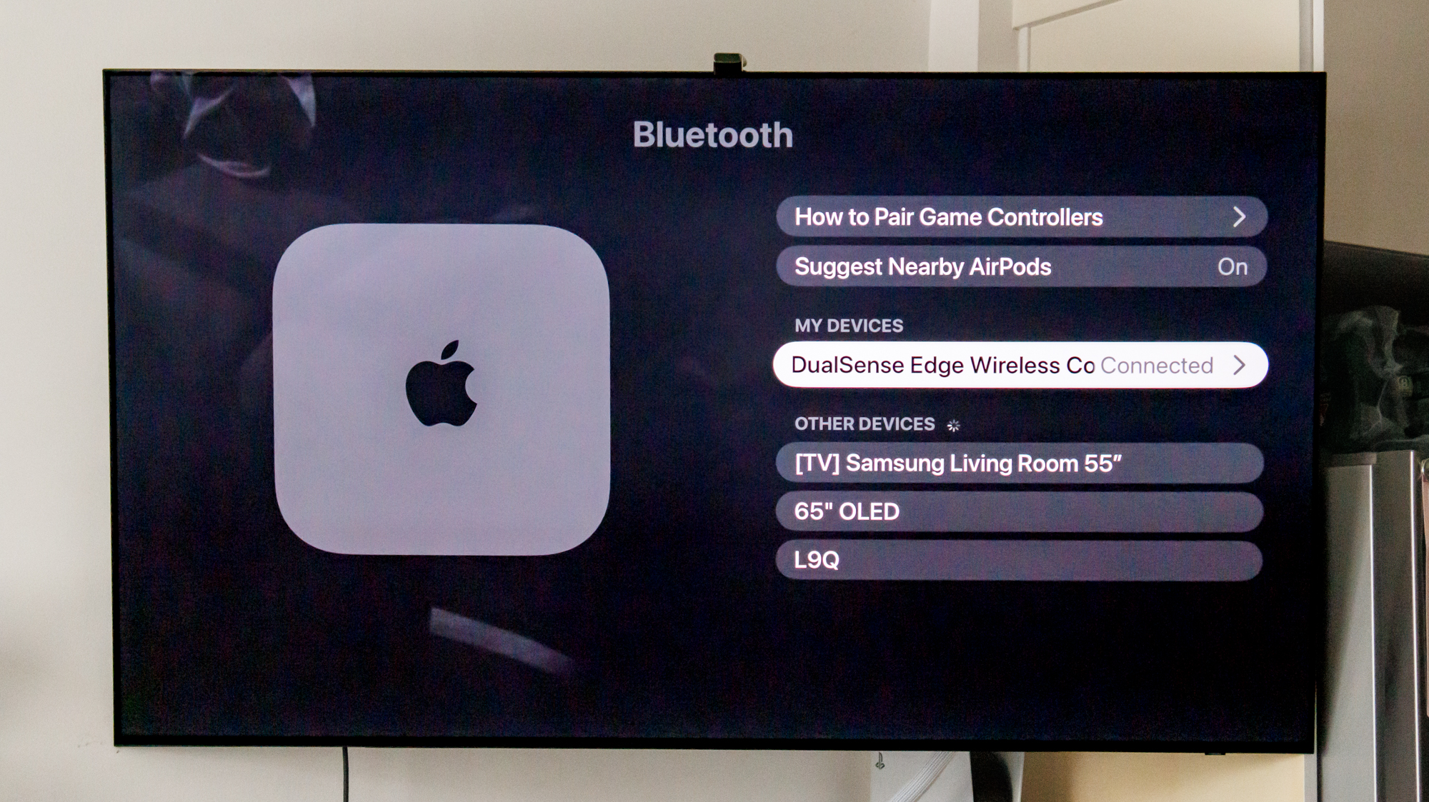 זיווג מכשירי Apple TVOS 26