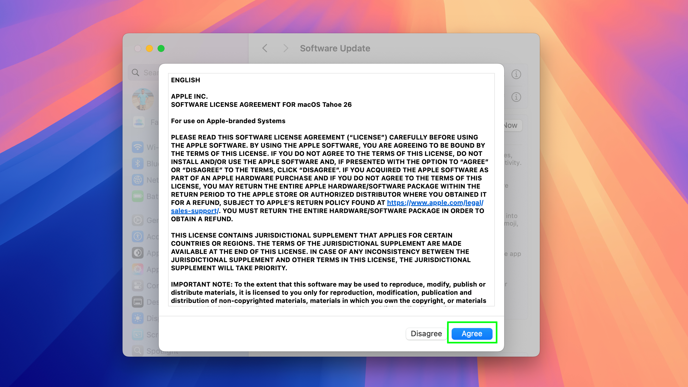 כיצד להוריד את MacOS TAHOE שלב 3