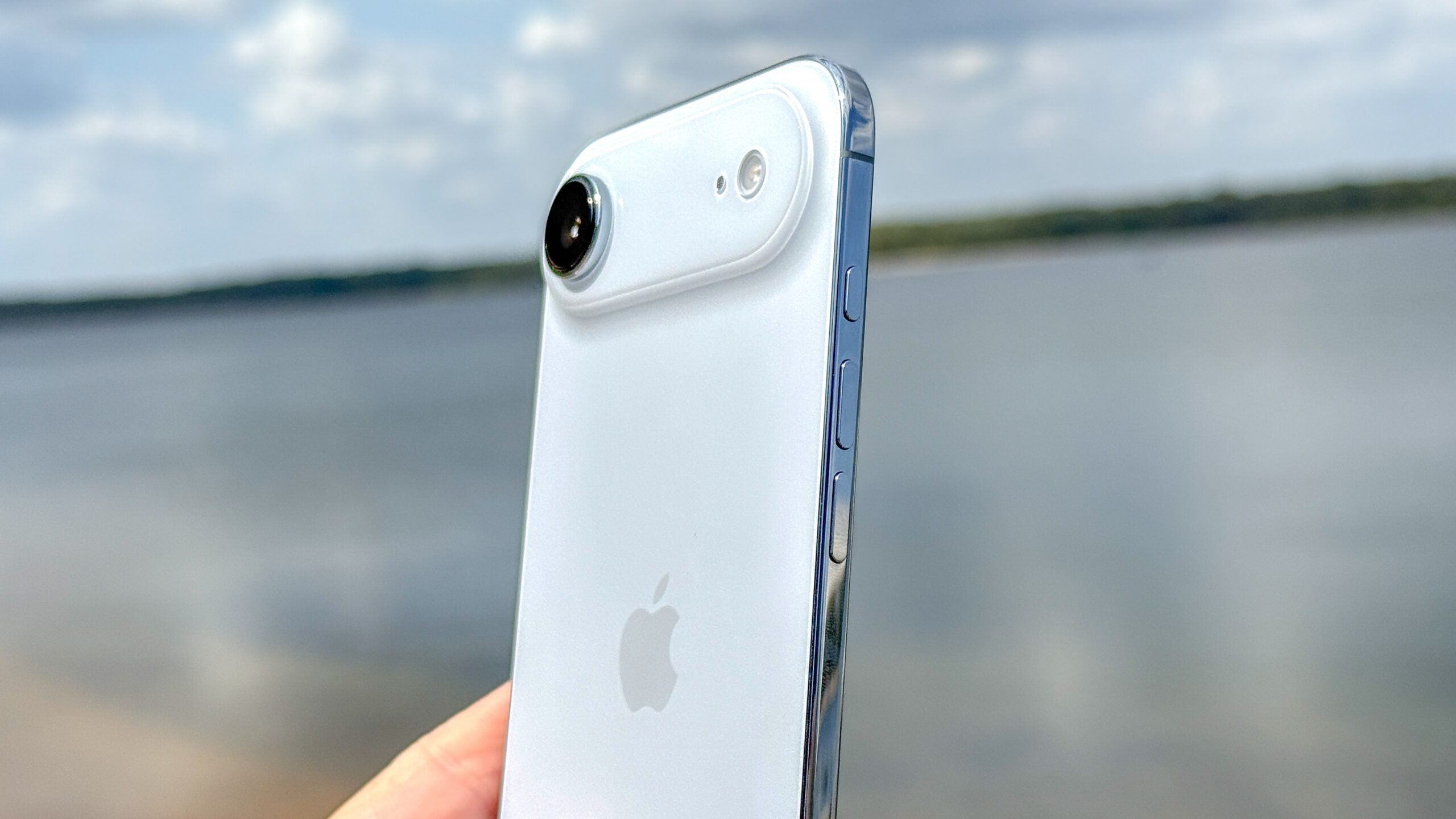 iPhone Air shown in hand