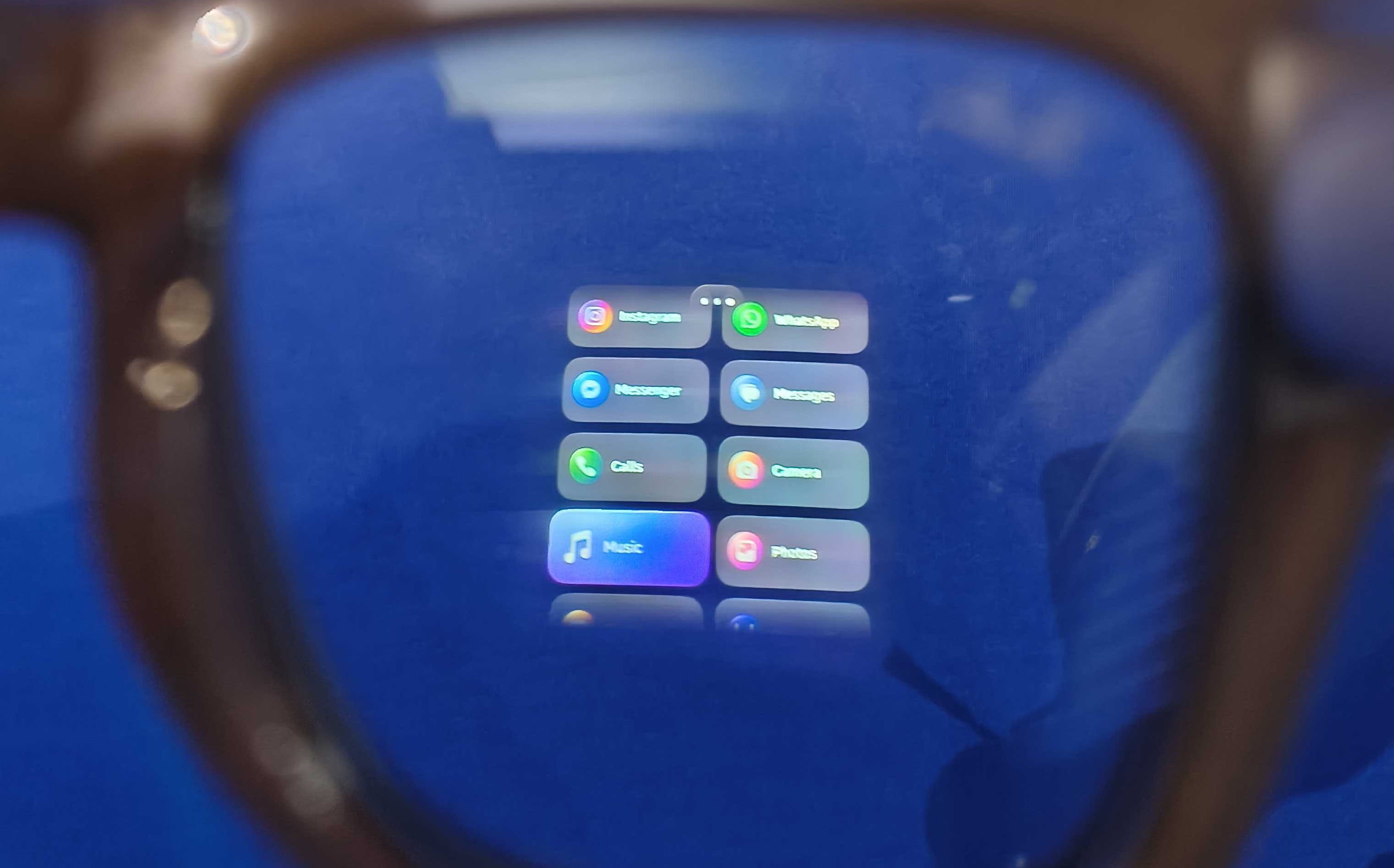 מסך תצוגה של Meta Ray Ban