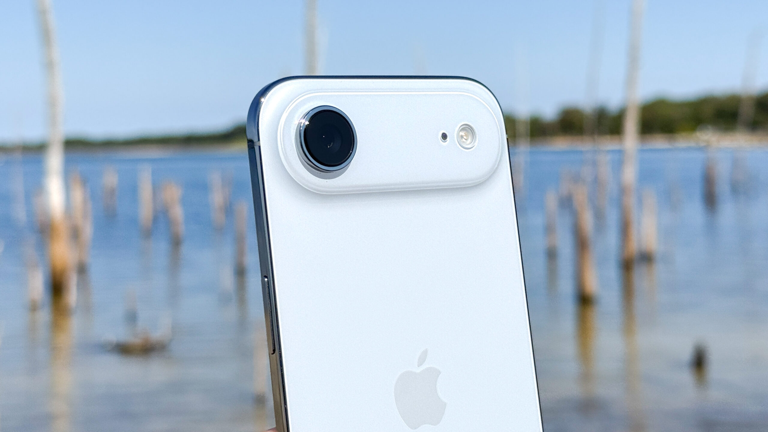 iPhone Air shown in hand