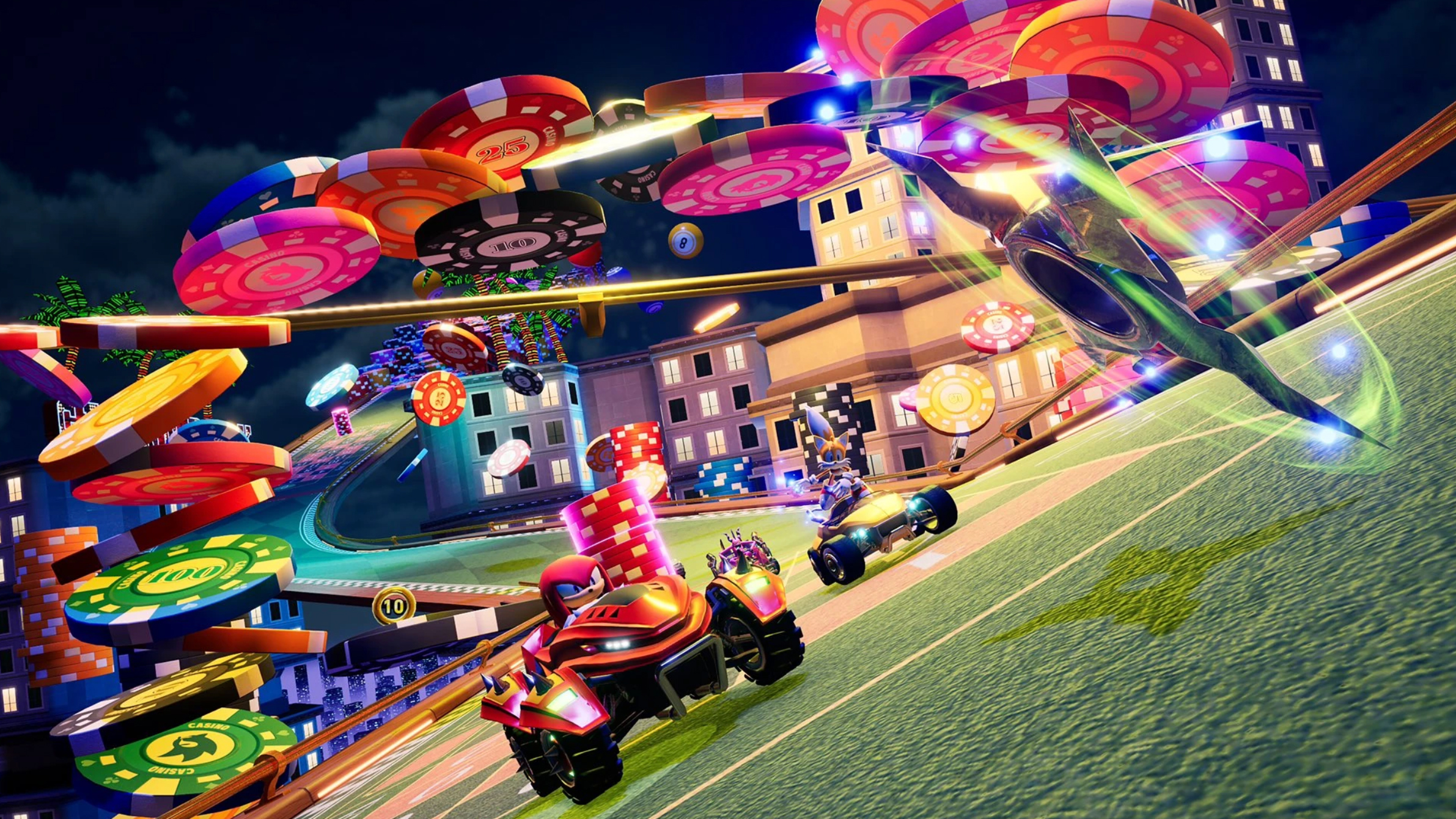 צילום מסך מ- Sonic Racing Crossworlds