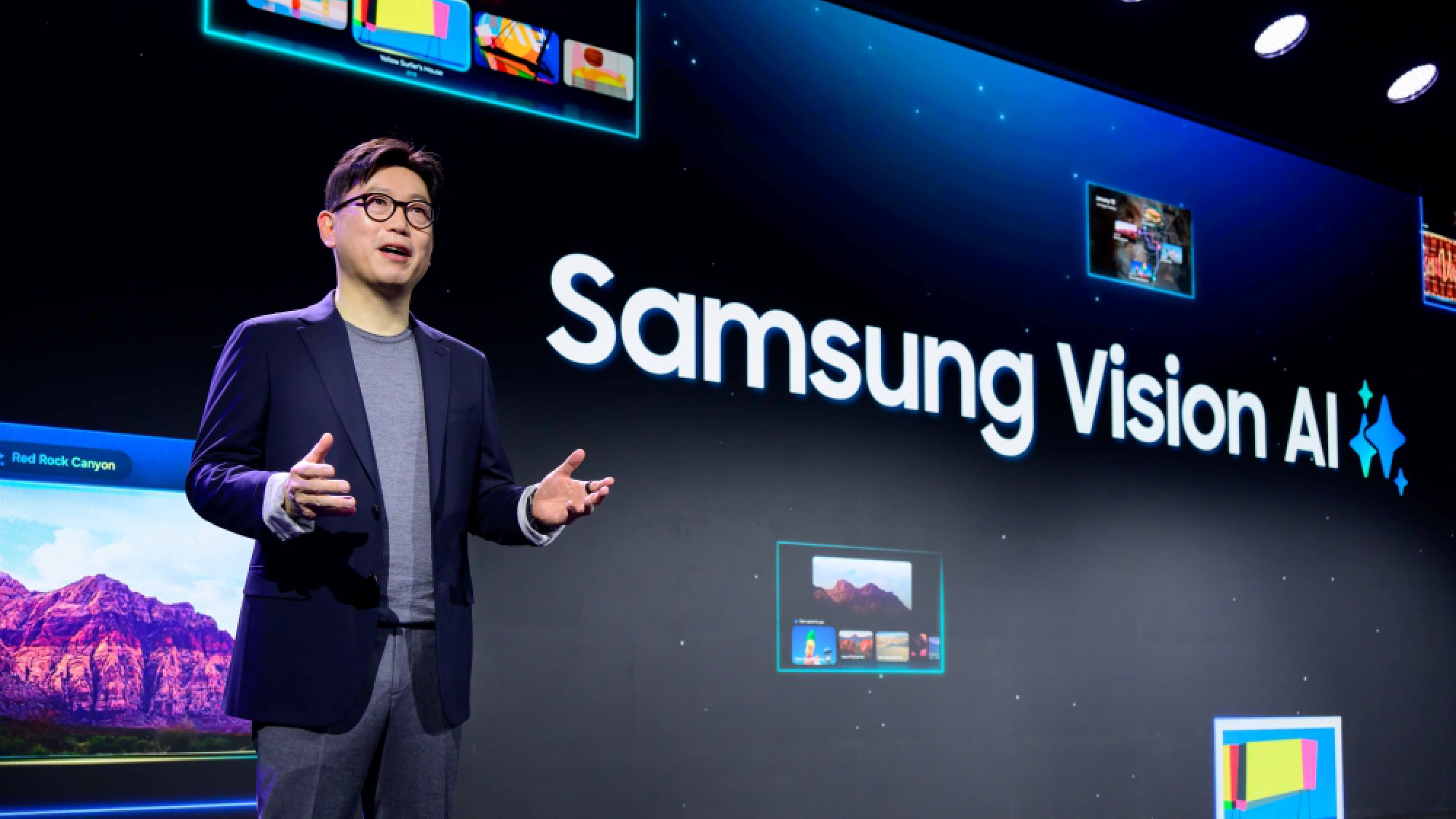 Samsung Vision ai ces 2025 כתובת מפתח