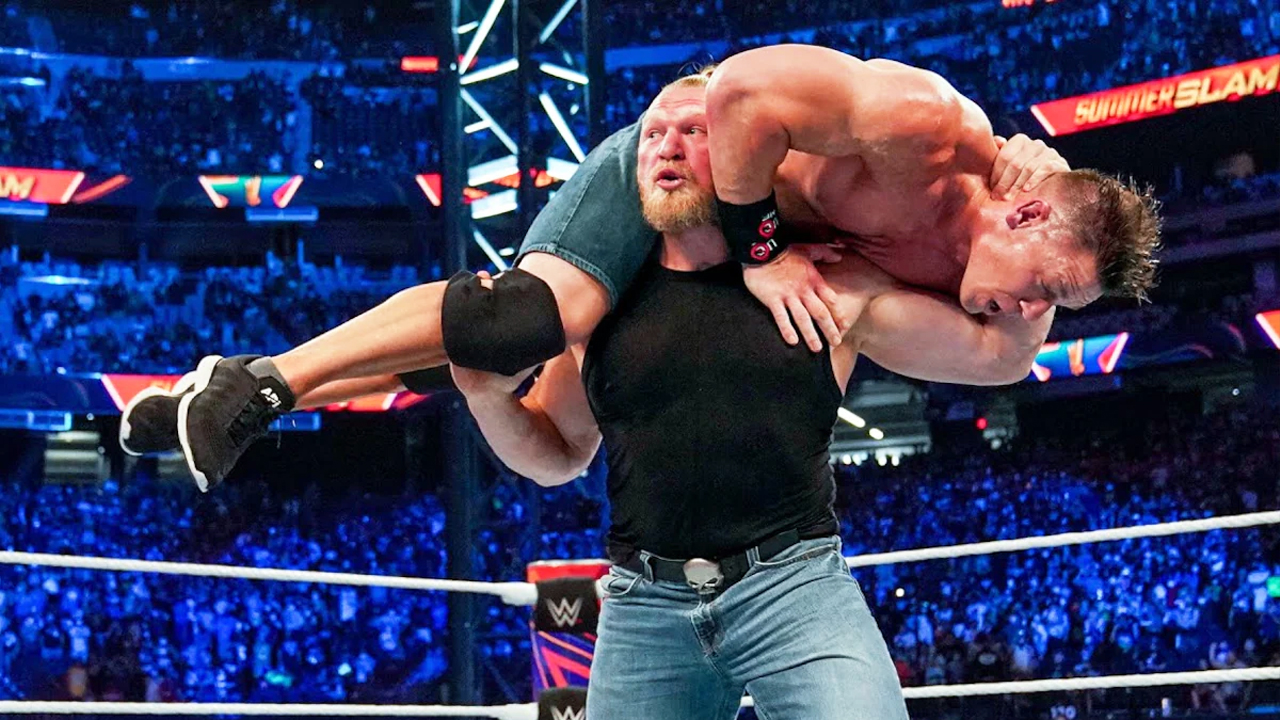 Brock Lesnar F-5s John Cena in the build to WWE Wrestlepalooza 2025