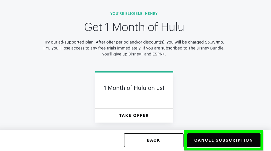 כיצד לבטל את Hulu & amp; mdash; להתחמק מהעסקה