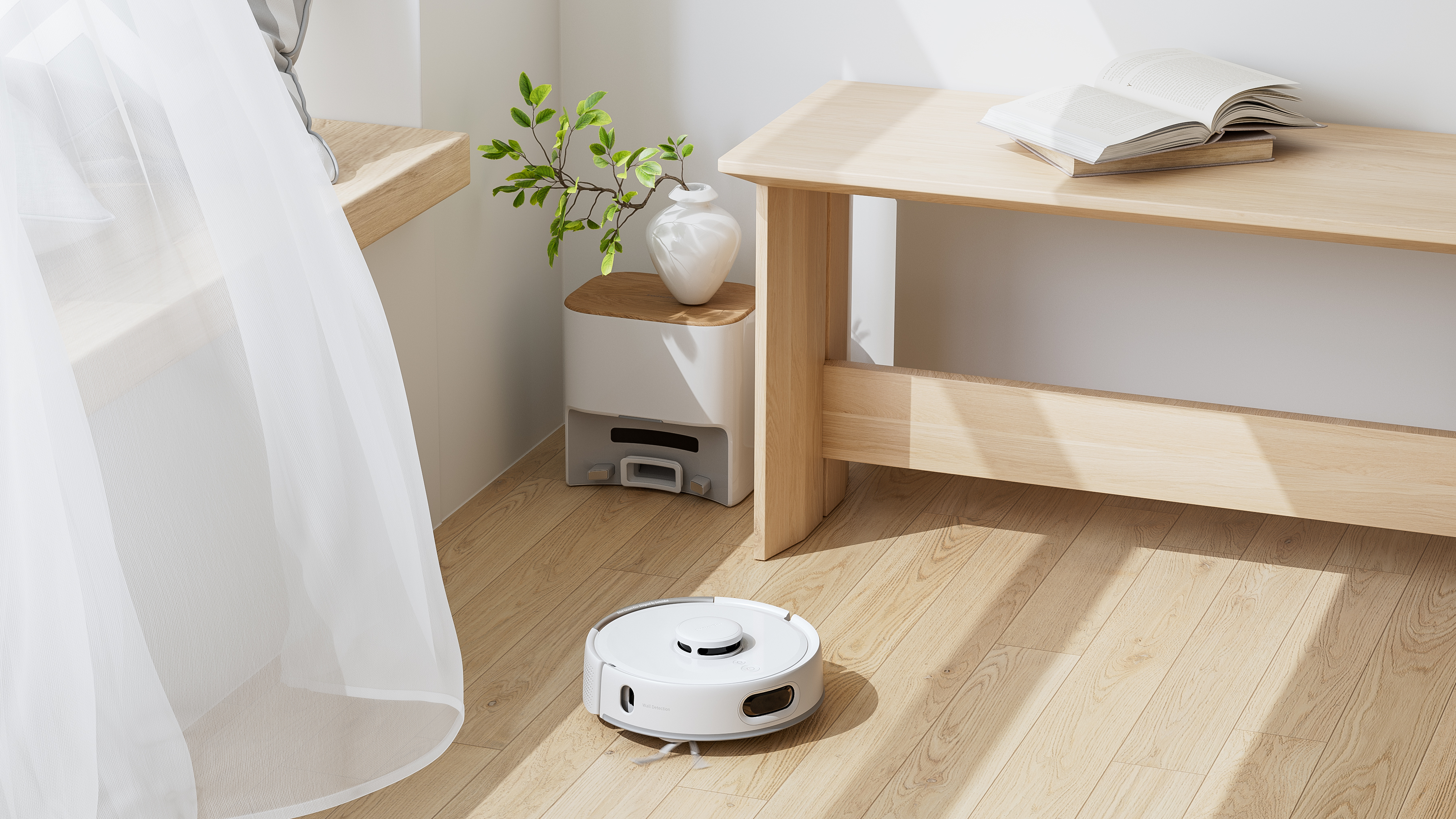 Switchbot K11 + על רצפת עץ