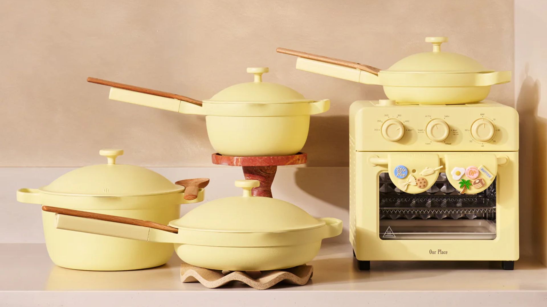 Our Place butter yellow collection