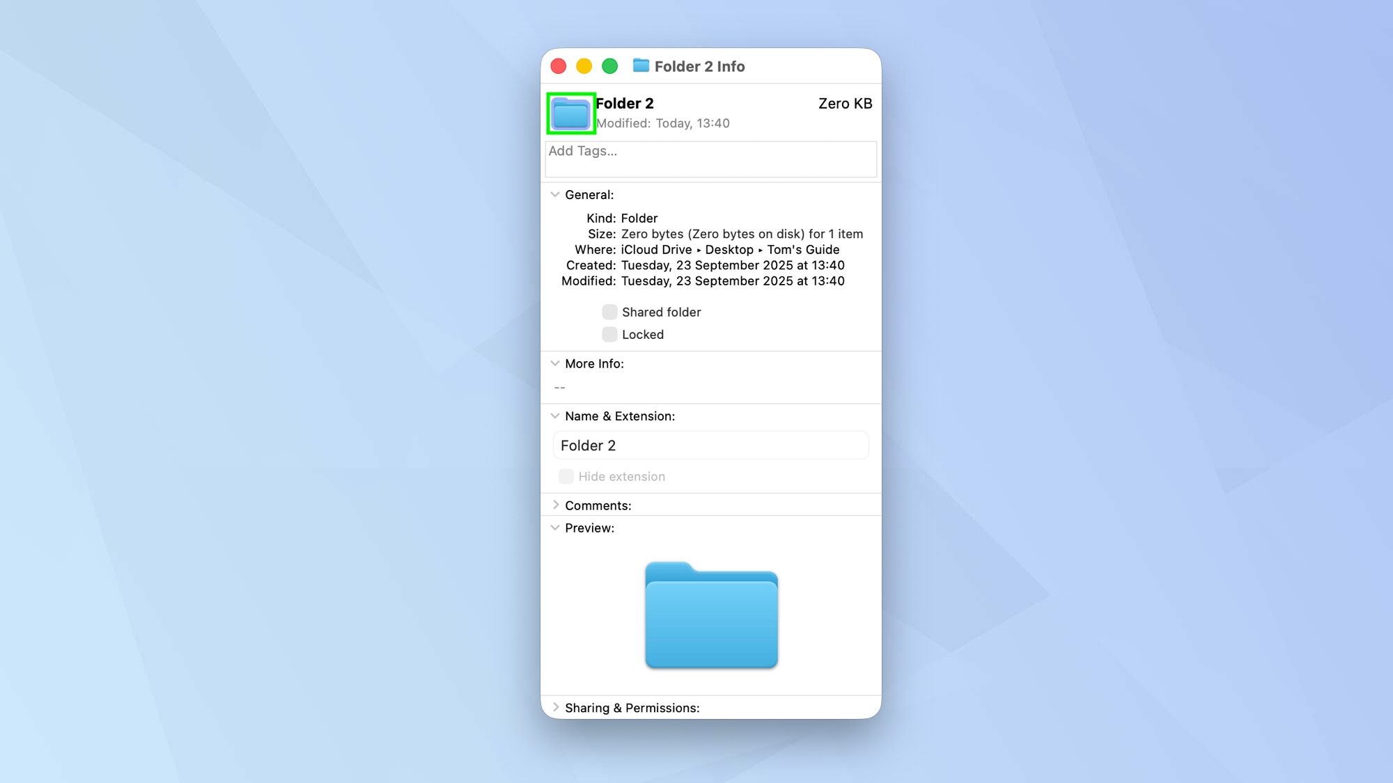 כיצד לבחור את המראה שלך לתיקיות ב- MacOS Tahoe 26