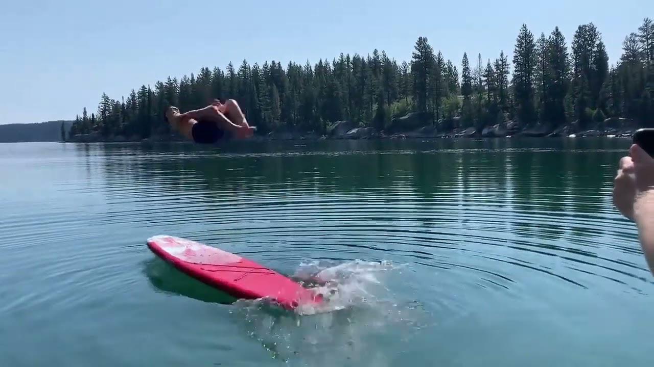 Sup backflip - YouTube