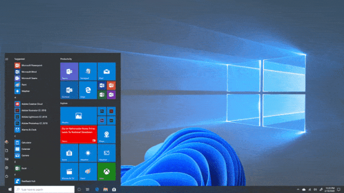 Windows 11 Start Me תפריט עיצוב מחדש