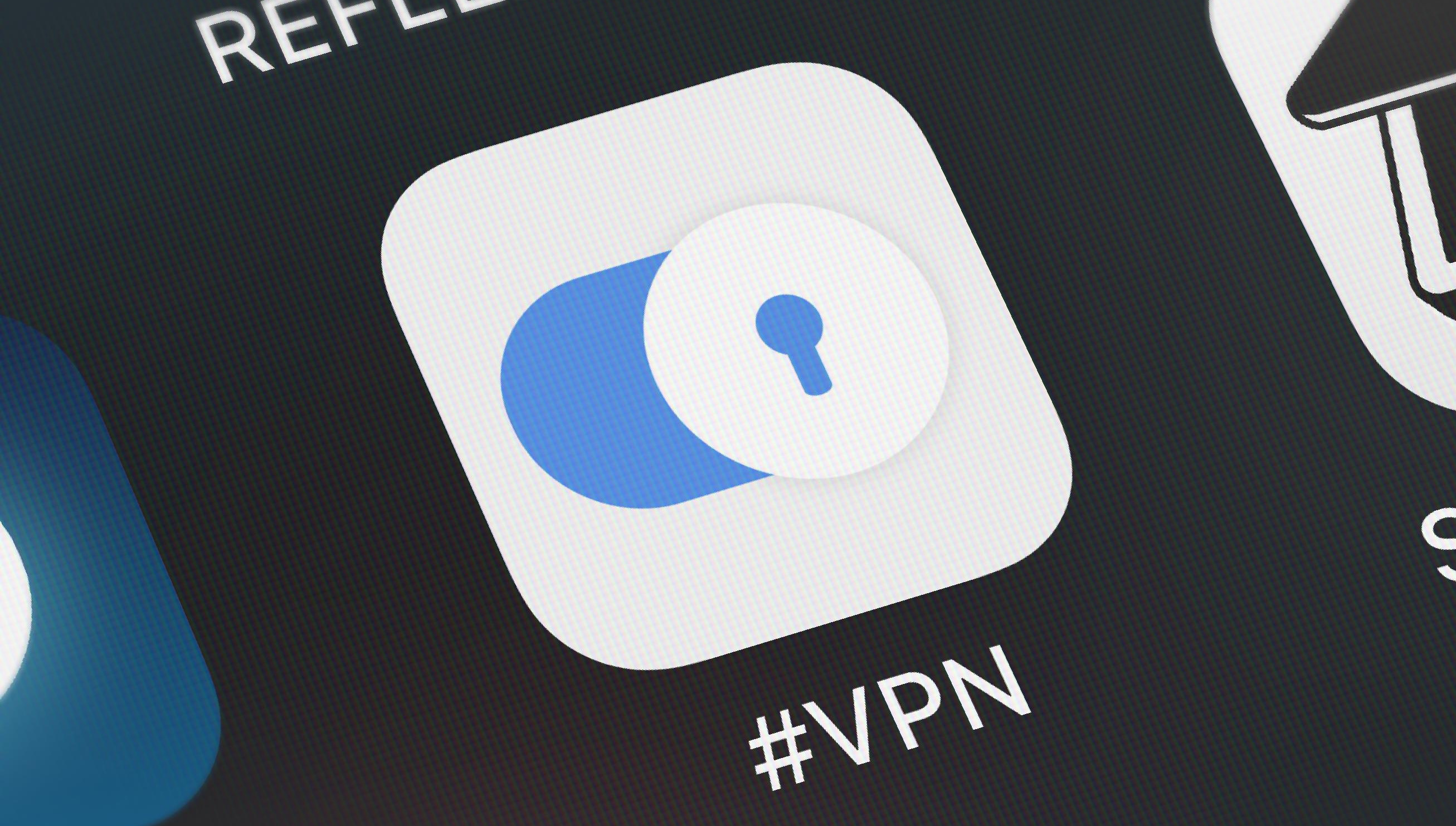 אייקון אפליקציה בסגנון iOS המציג את ה- VPN הטוב ביותר של iOS לאייפון