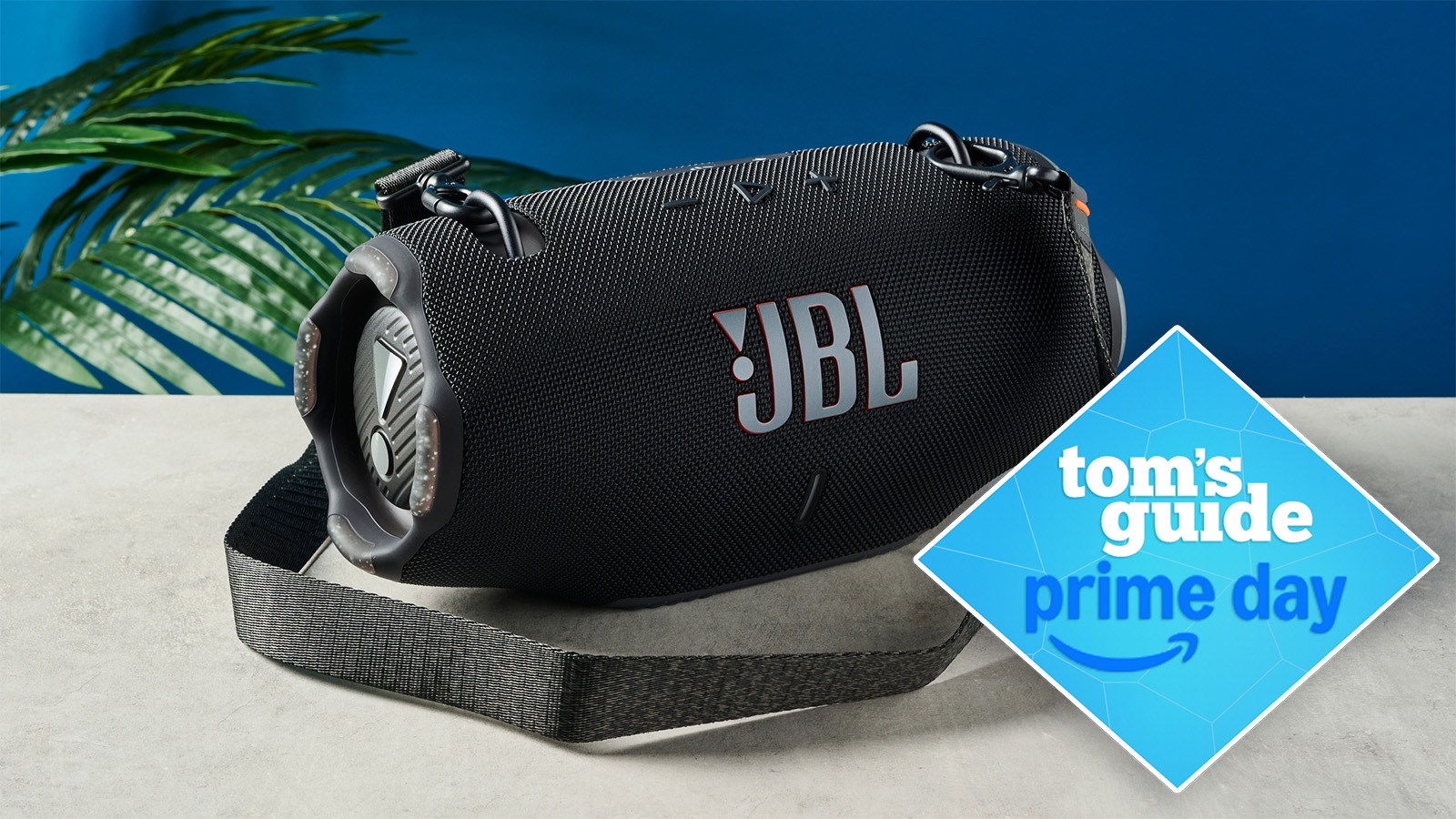 רמקול ה- Bluetooth של JBL Xtreme 4 בשחור עם תג מבצעי מדריך