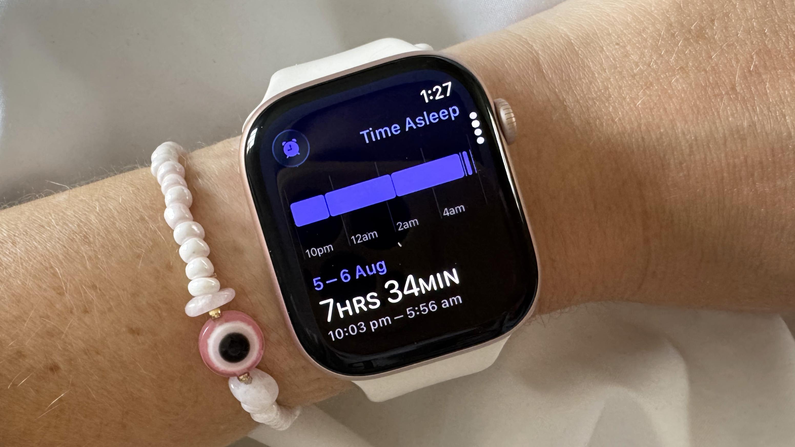 הזמן ישן ב- Apple Watch 10