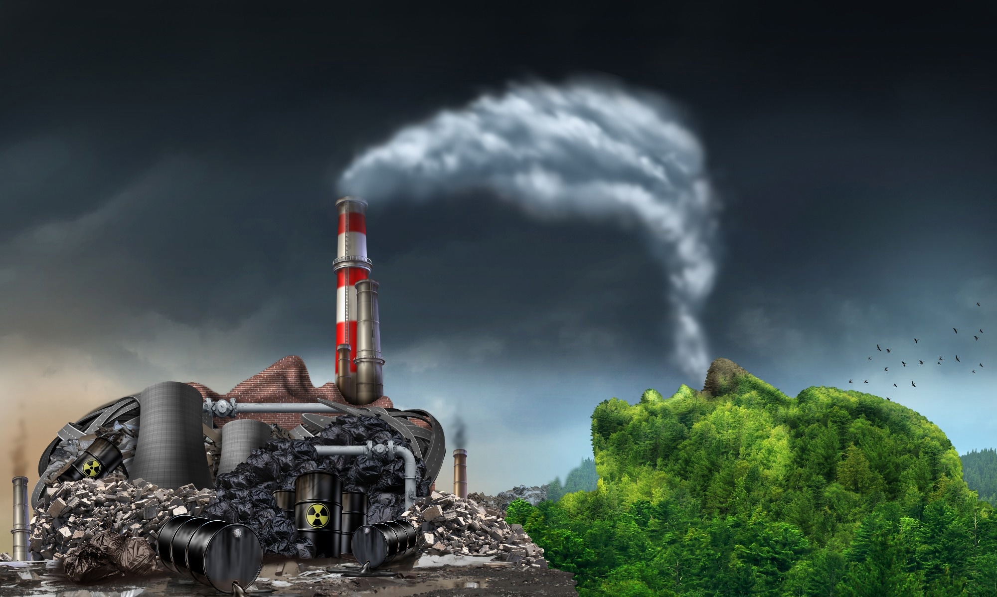 Review: Particulate matter air pollution: effects on the respiratory system. Image Credit: Lightspring / Shutterstock