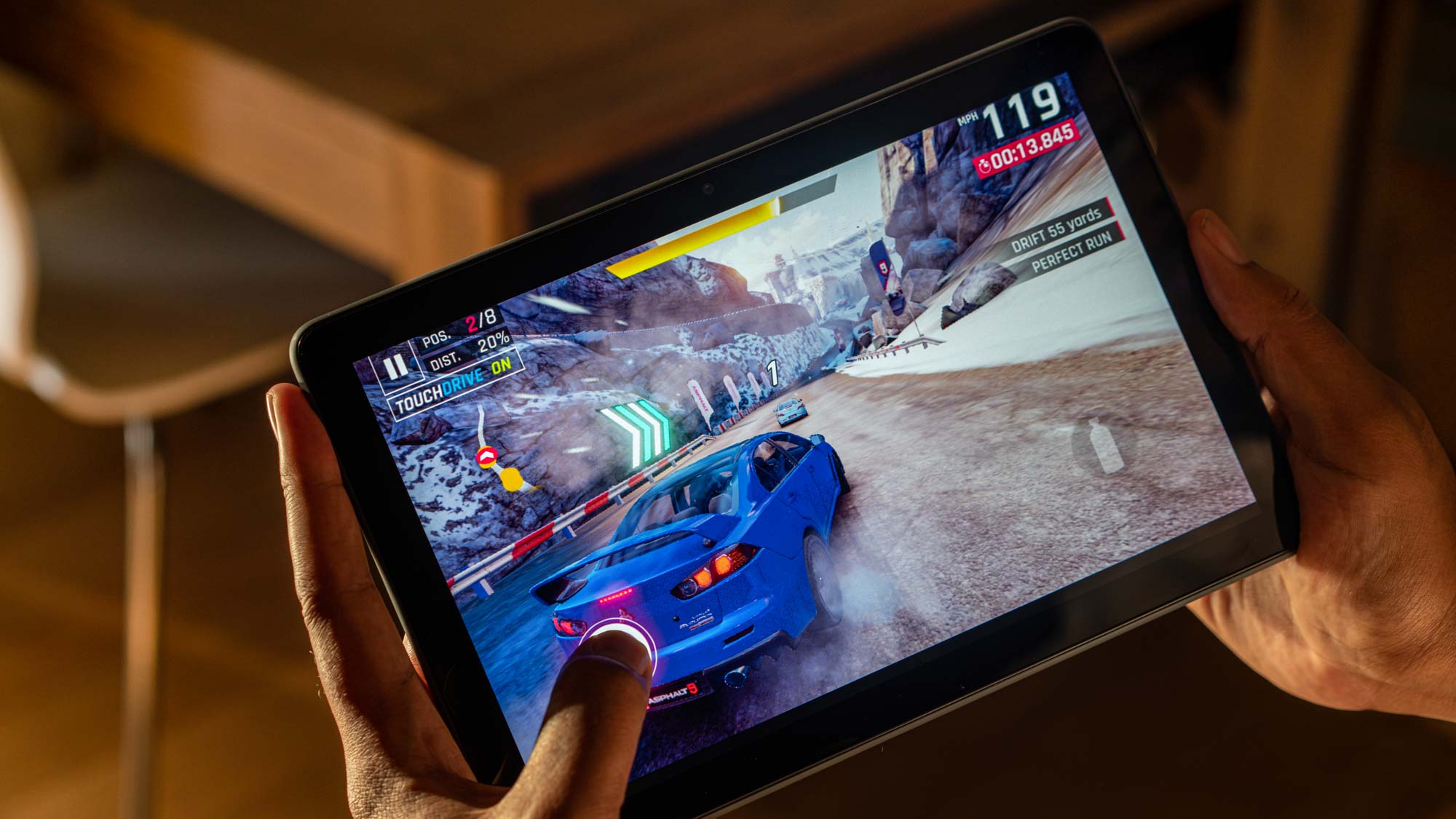 Amazon Fire HD 10 Plus טאבלט המשמש למשחקים