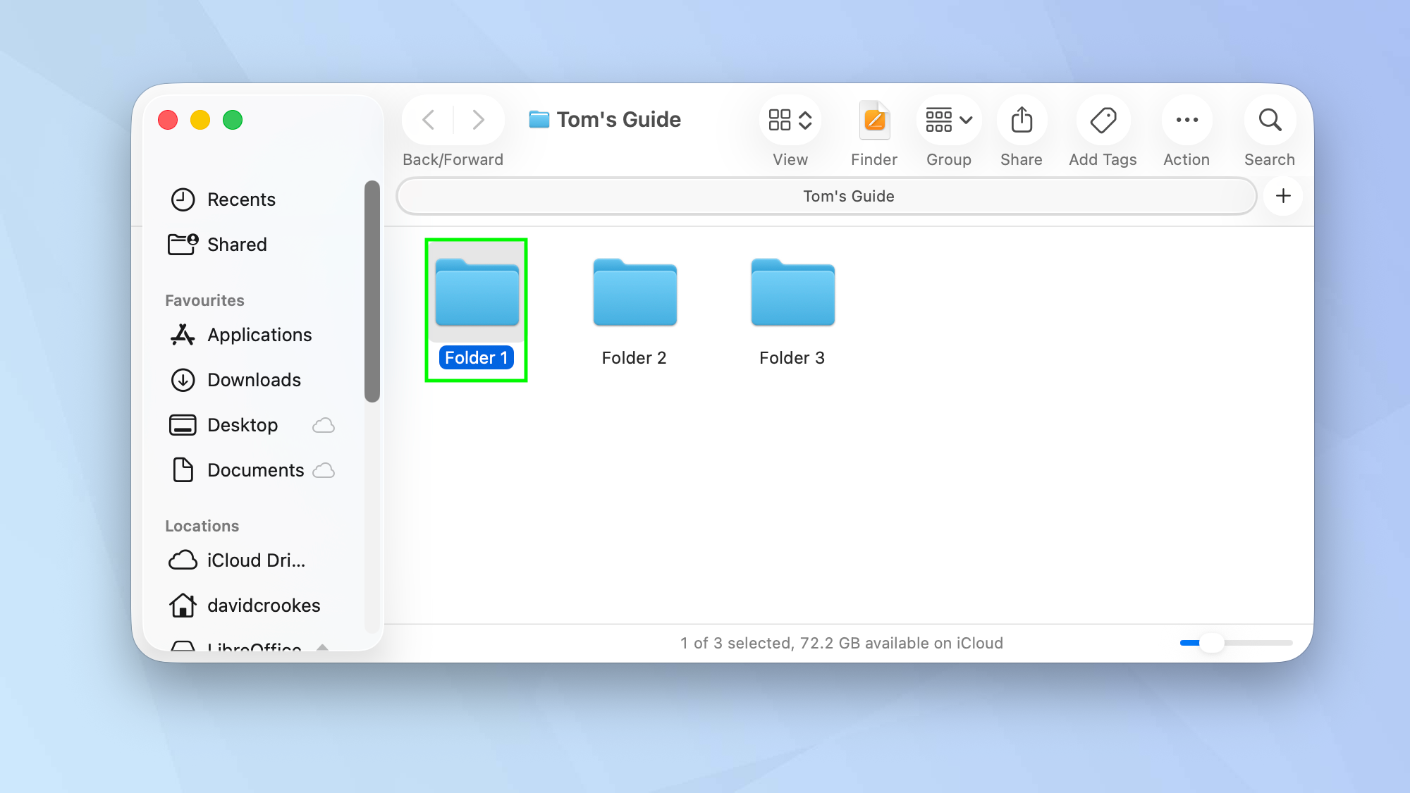 כיצד לבחור את המראה שלך לתיקיות ב- MacOS Tahoe 26