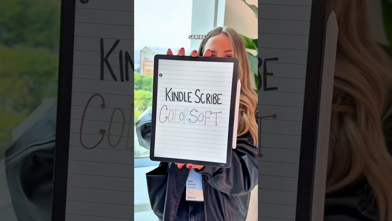 Kindle Scribe Colorsoft 2025 Spec Check ✅ #notetaking #Handson - YouTube