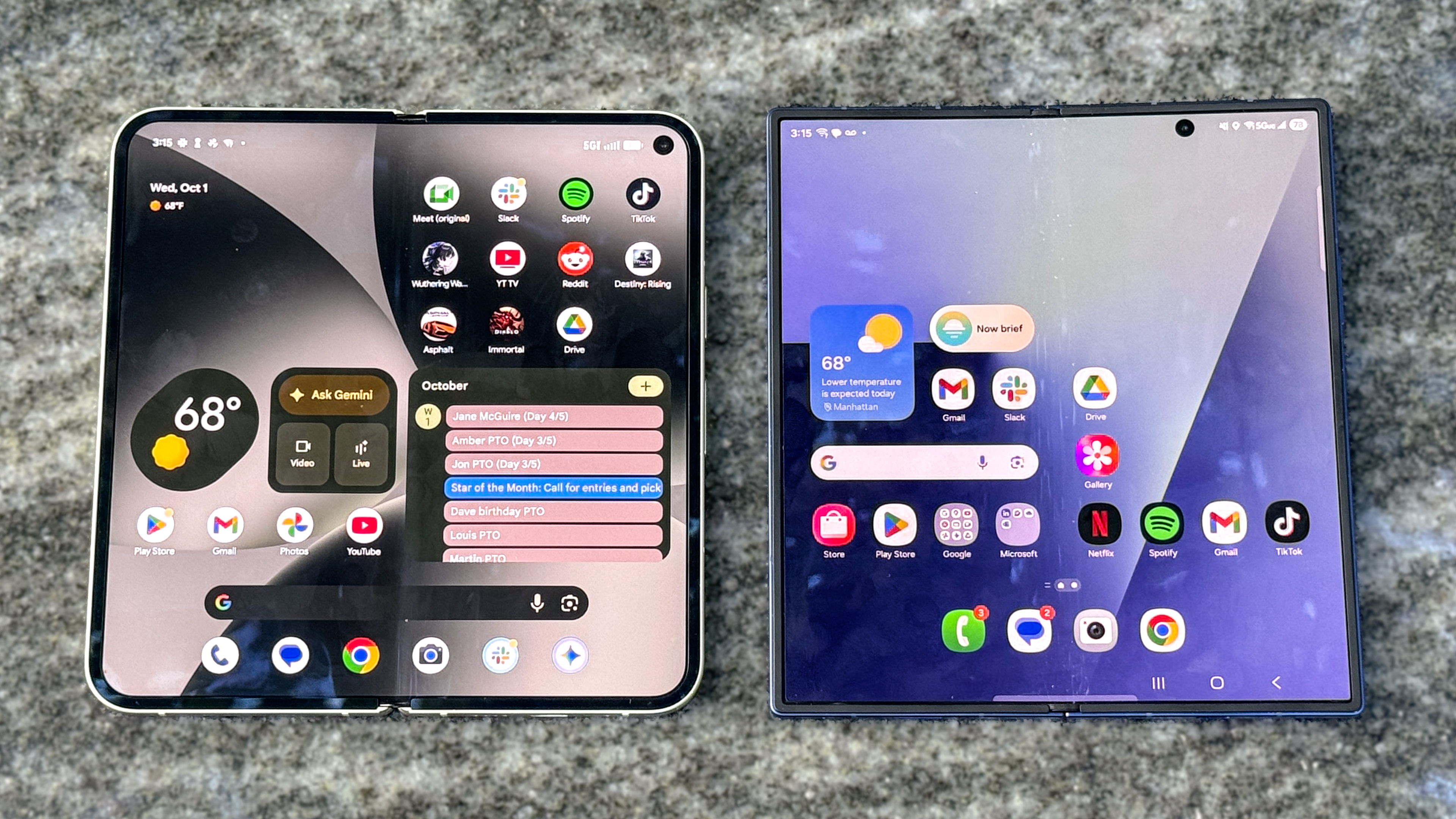 קיפול PIXEL 10 Pro מוצג ביד