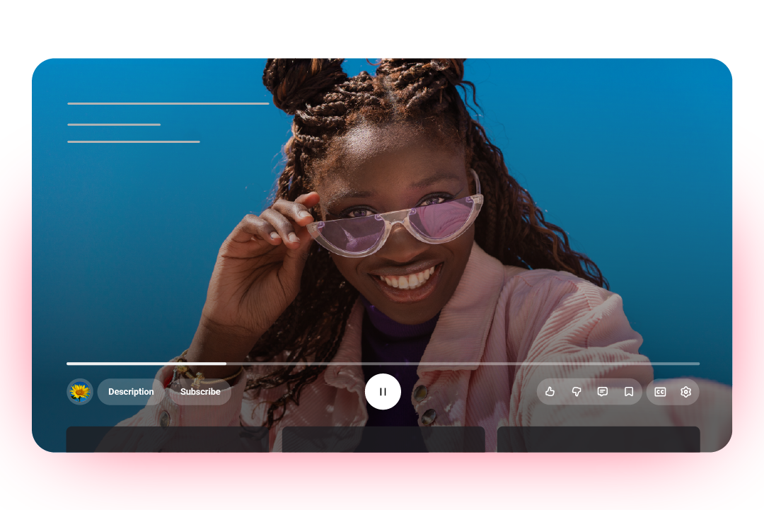 Redesigned YouTube UI as of October 2025