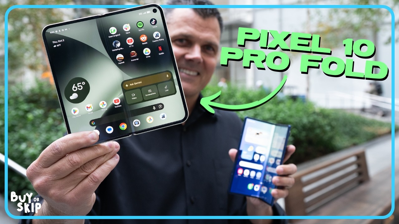 פיקסל 10 סקירה של קיפול פרו לעומת Galaxy Z Fold 7: קנה או דלג? - YouTube