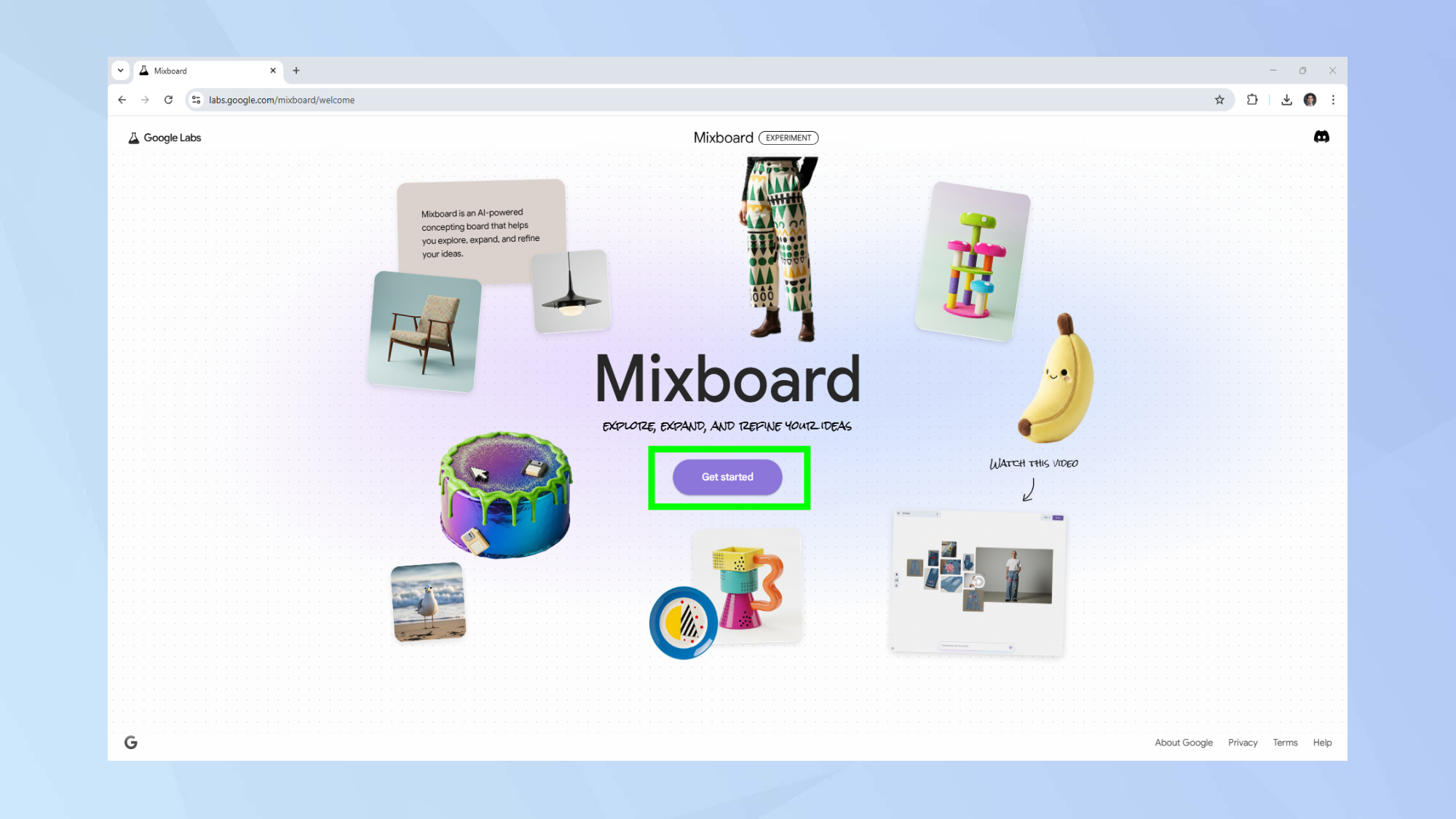 Mixboard התחל