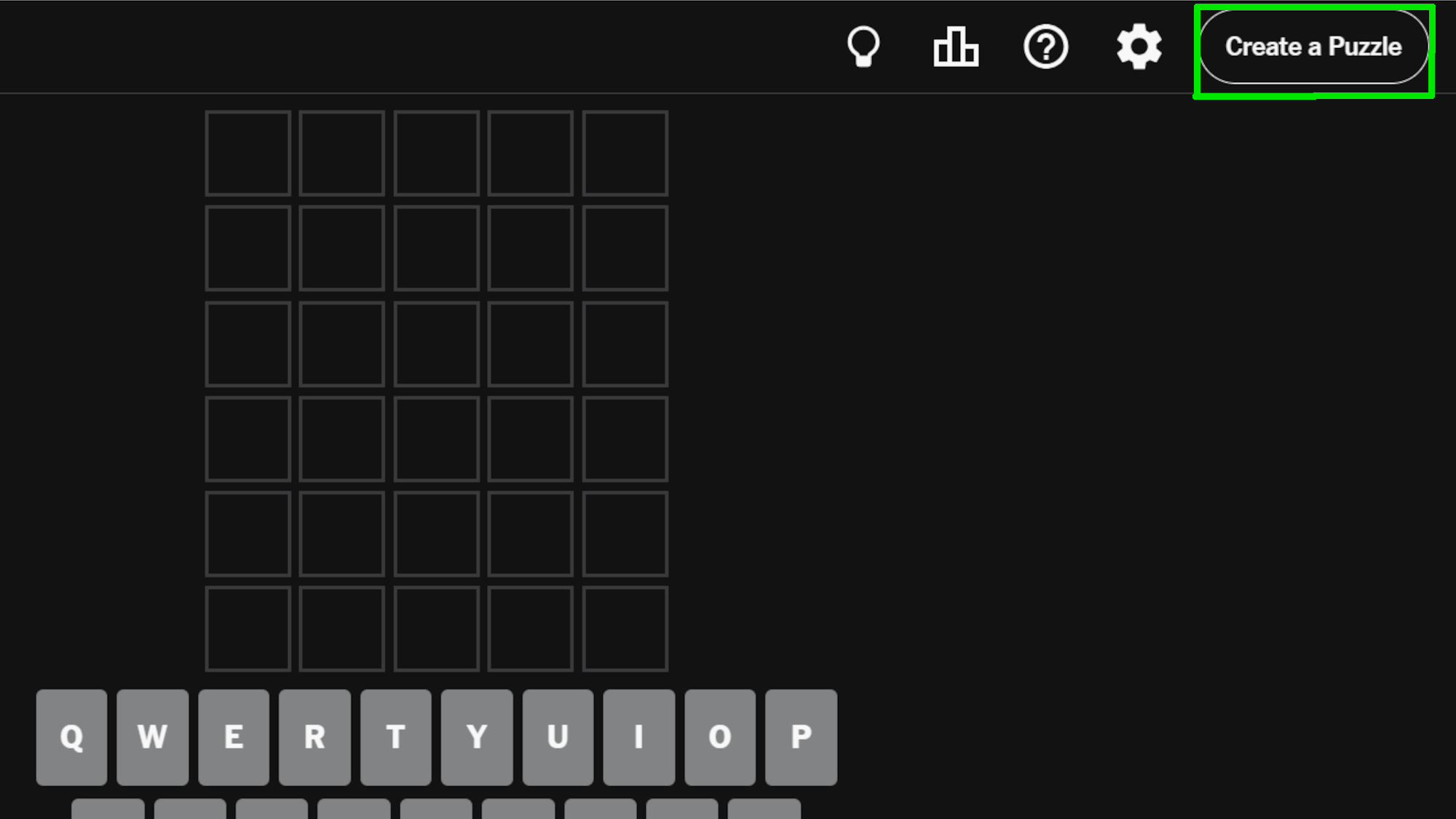 דף אינטרנט של Wordle צור מיקום