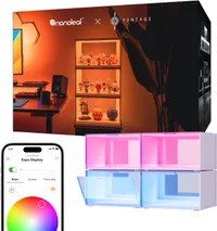 Nanoleaf FANTAQI LED קופסאות נעליים נרתיק ויטרינה לנעלי ספורט